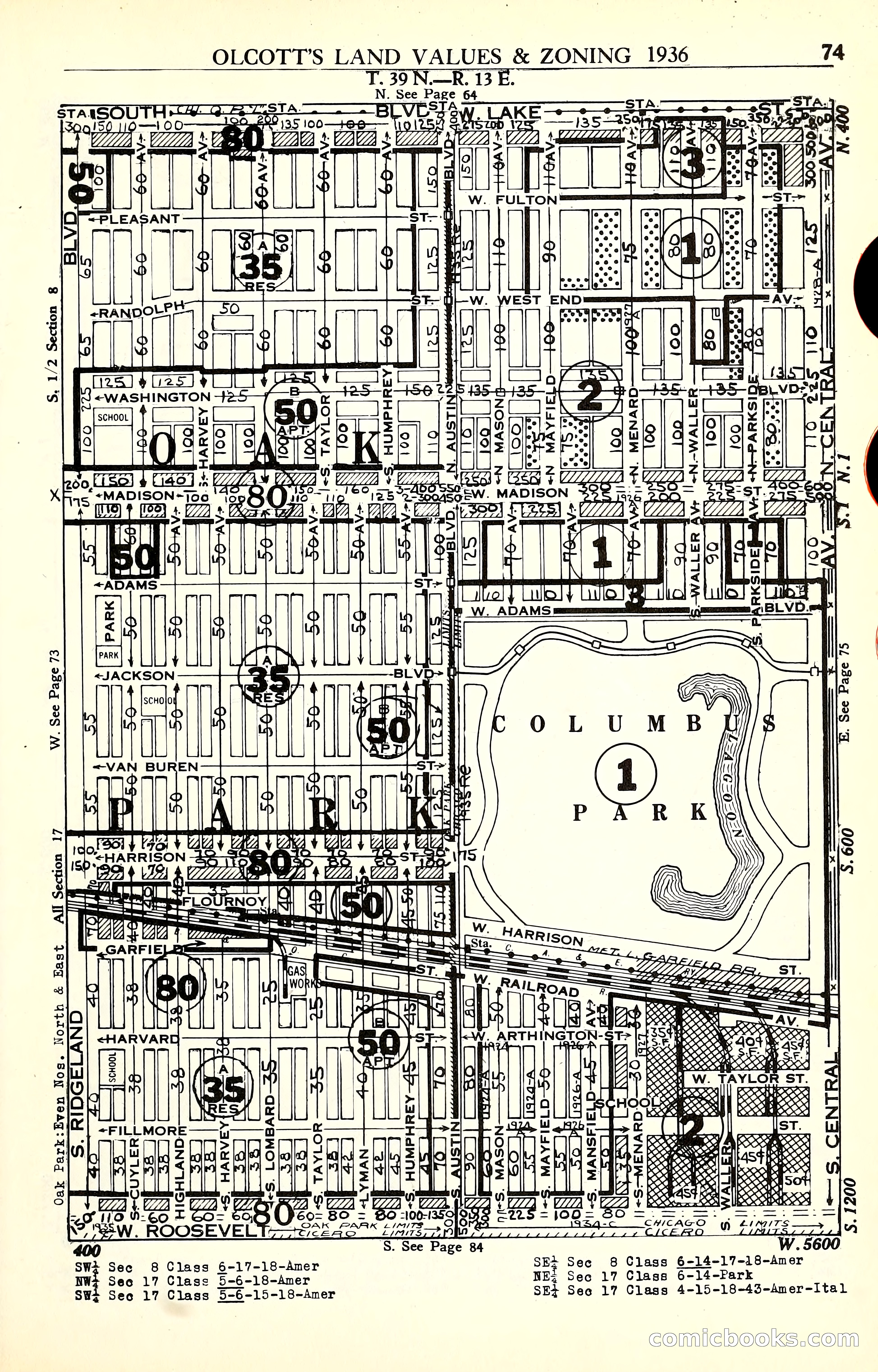 Olcott's Land Values Blue Book of Chicago — page 244 of 399