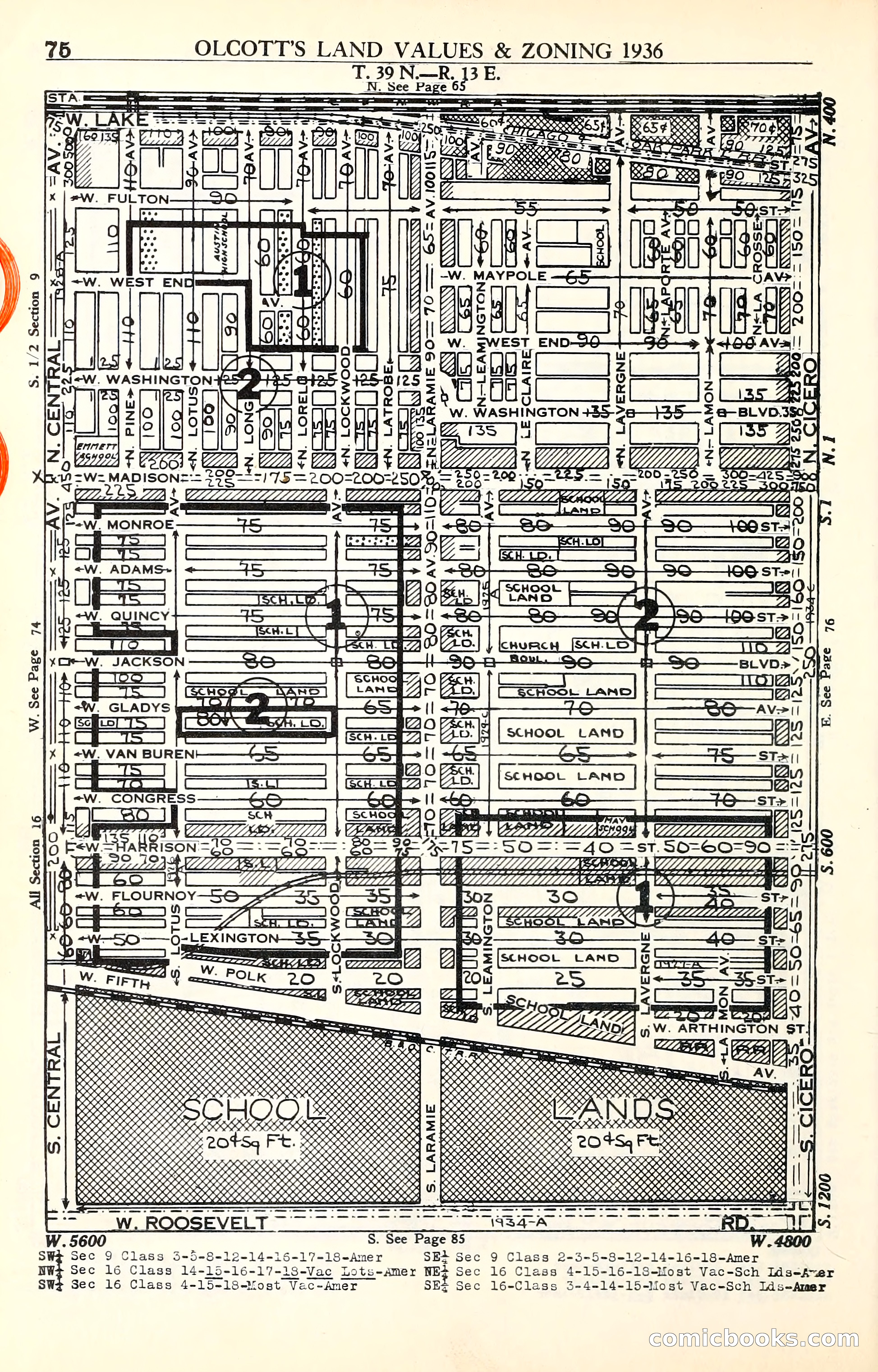 Olcott's Land Values Blue Book of Chicago — page 245 of 399