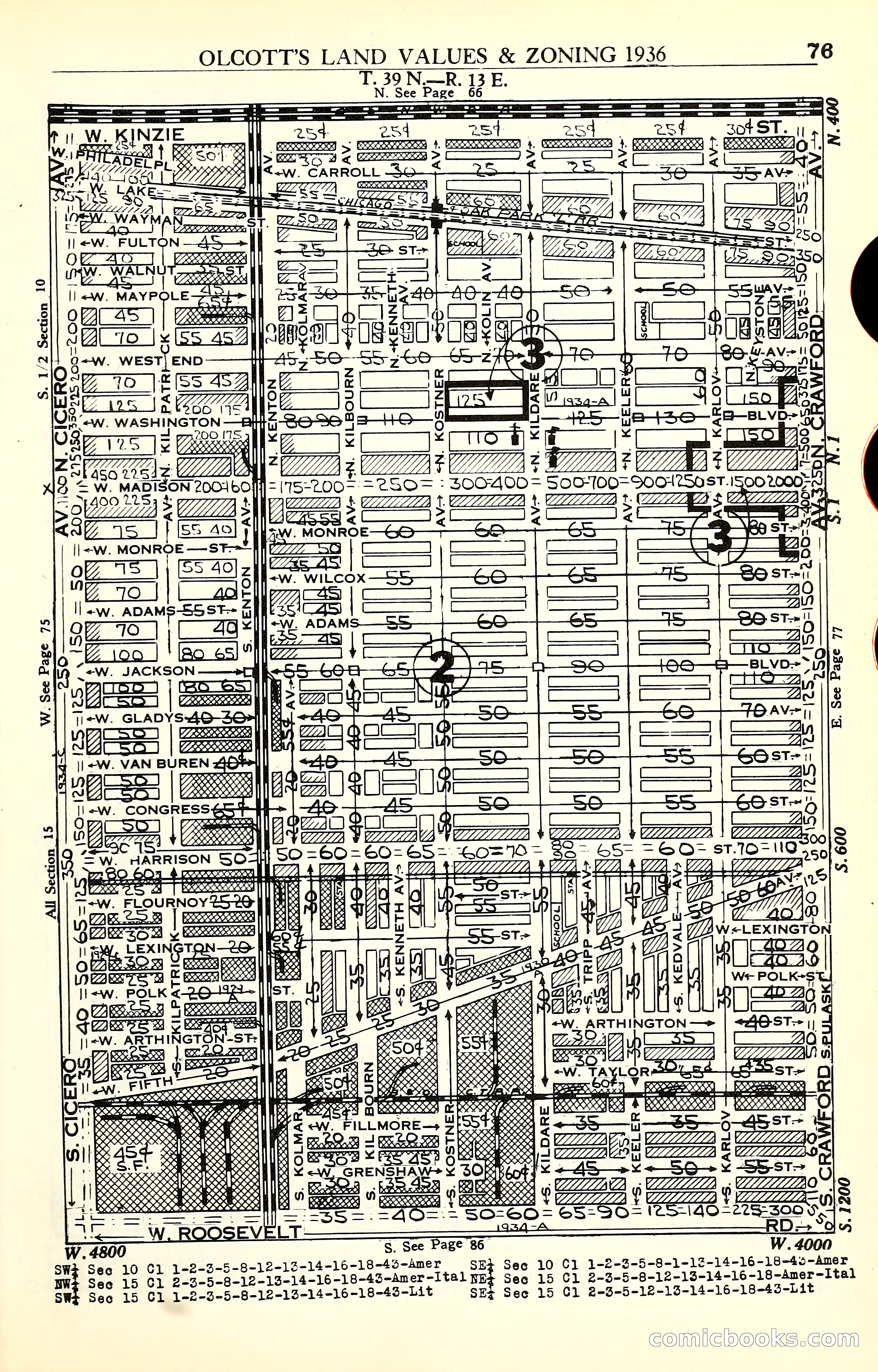 Olcott's Land Values Blue Book of Chicago — page 246 of 399