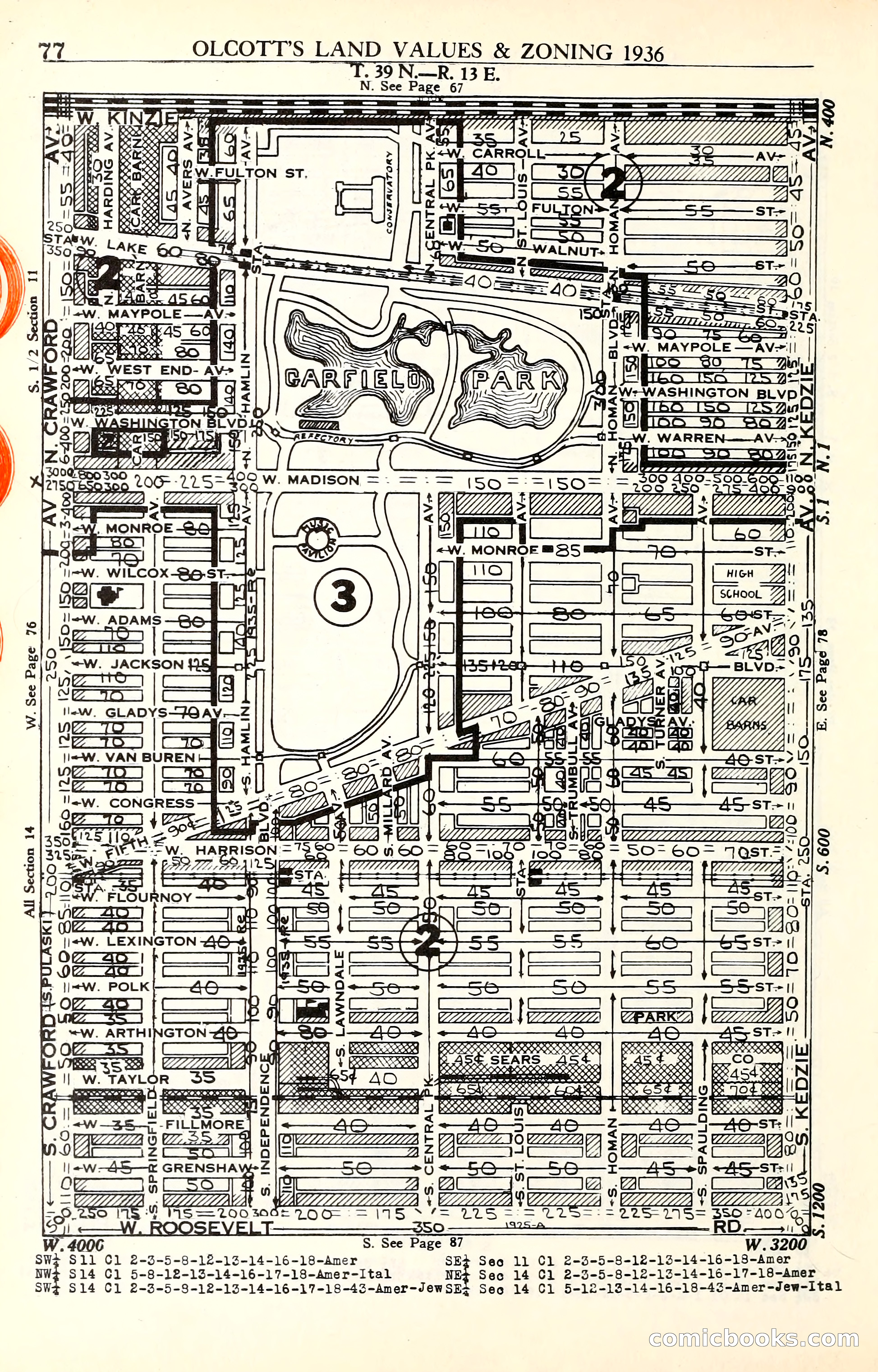 Olcott's Land Values Blue Book of Chicago — page 247 of 399