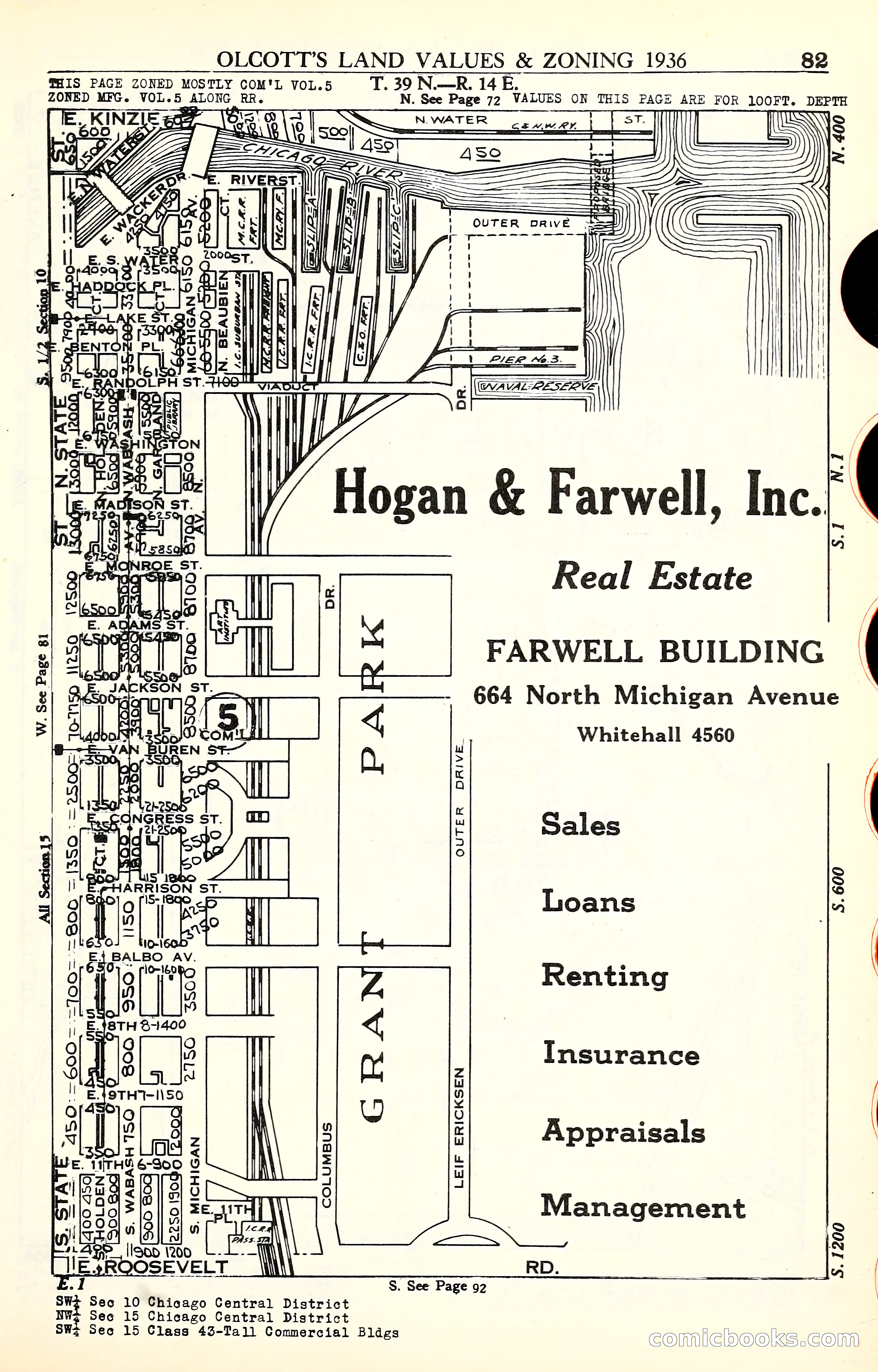 Olcott's Land Values Blue Book of Chicago — page 254 of 399