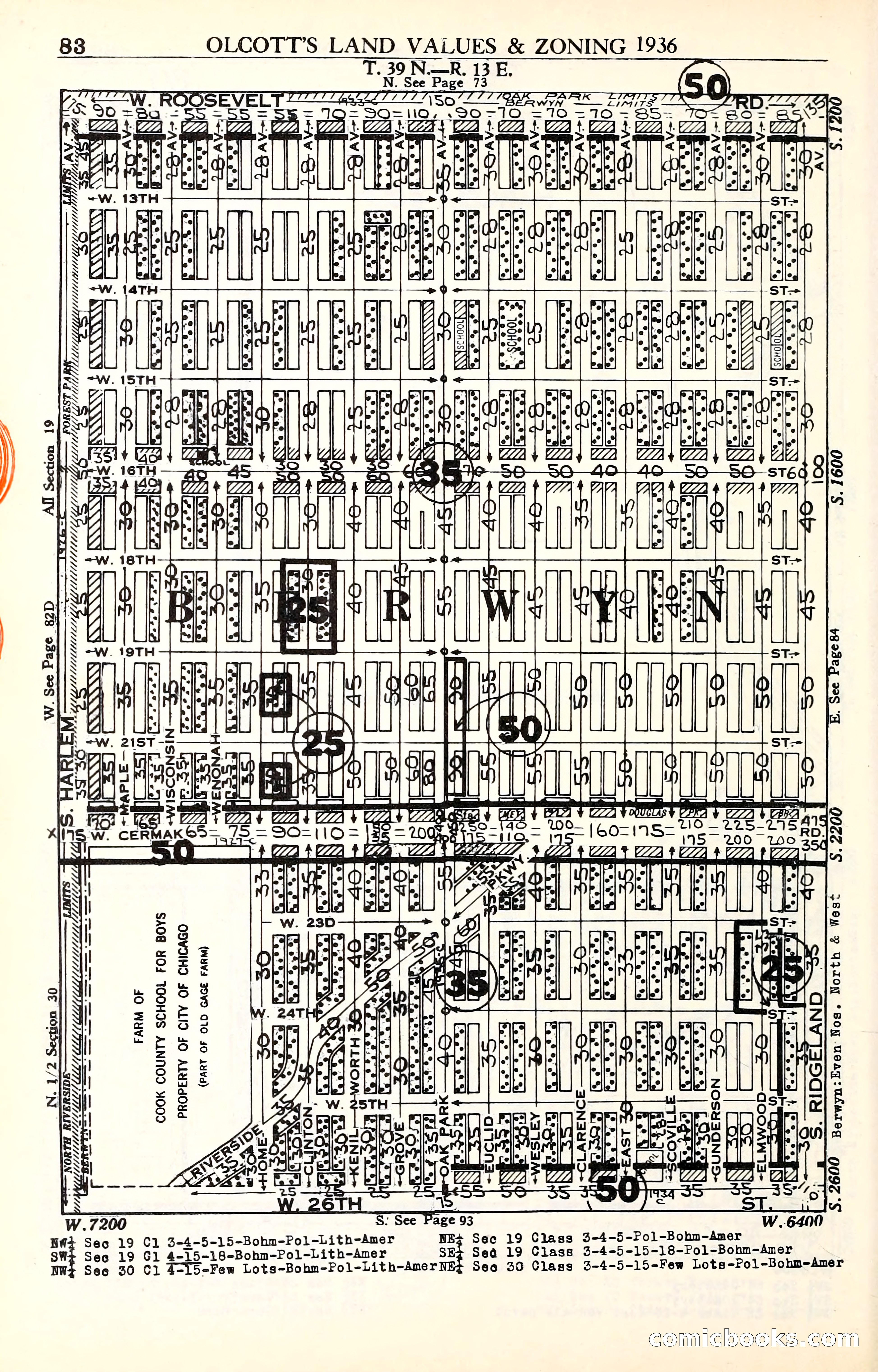 Olcott's Land Values Blue Book of Chicago — page 259 of 399
