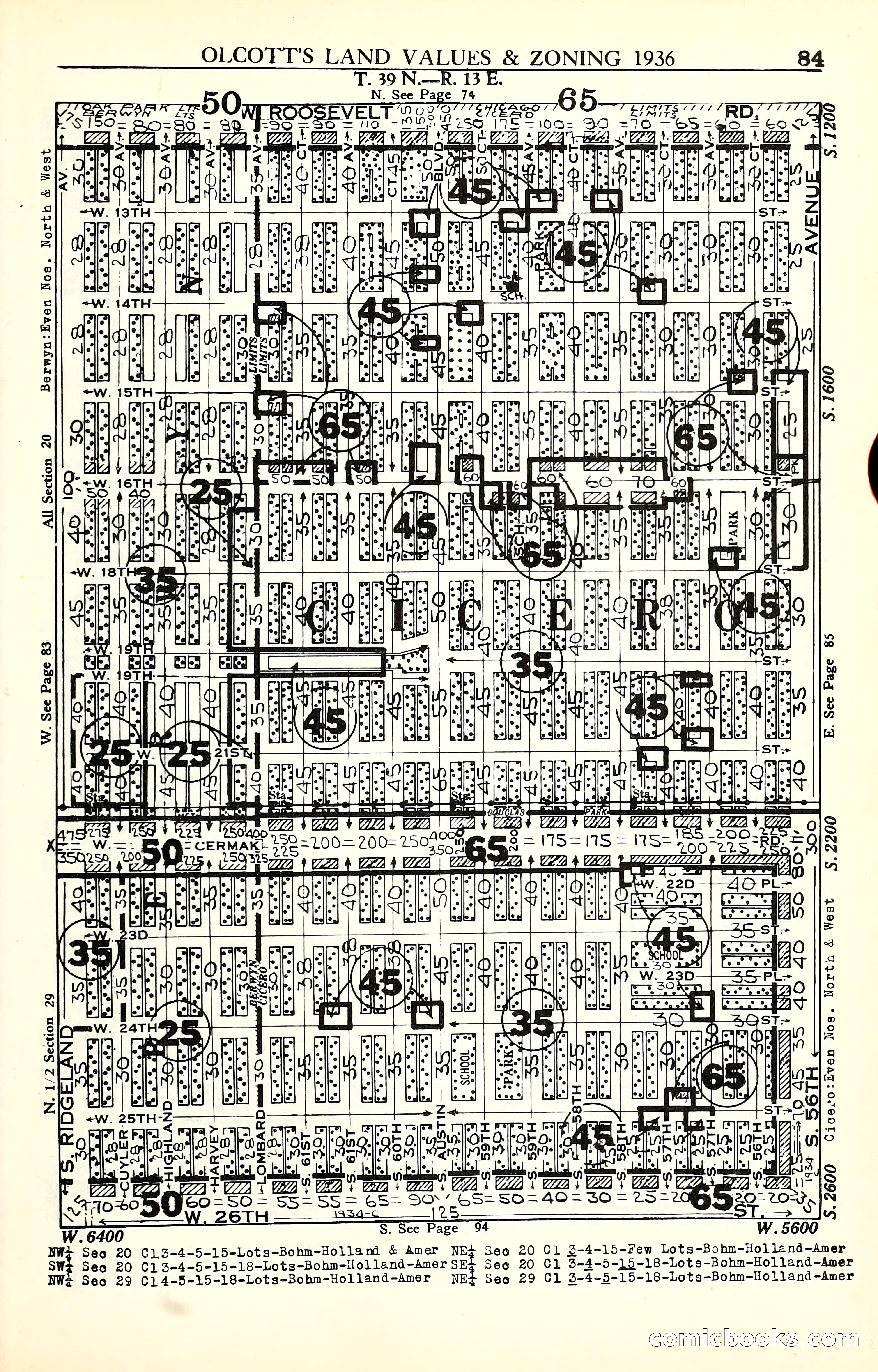Olcott's Land Values Blue Book of Chicago — page 260 of 399