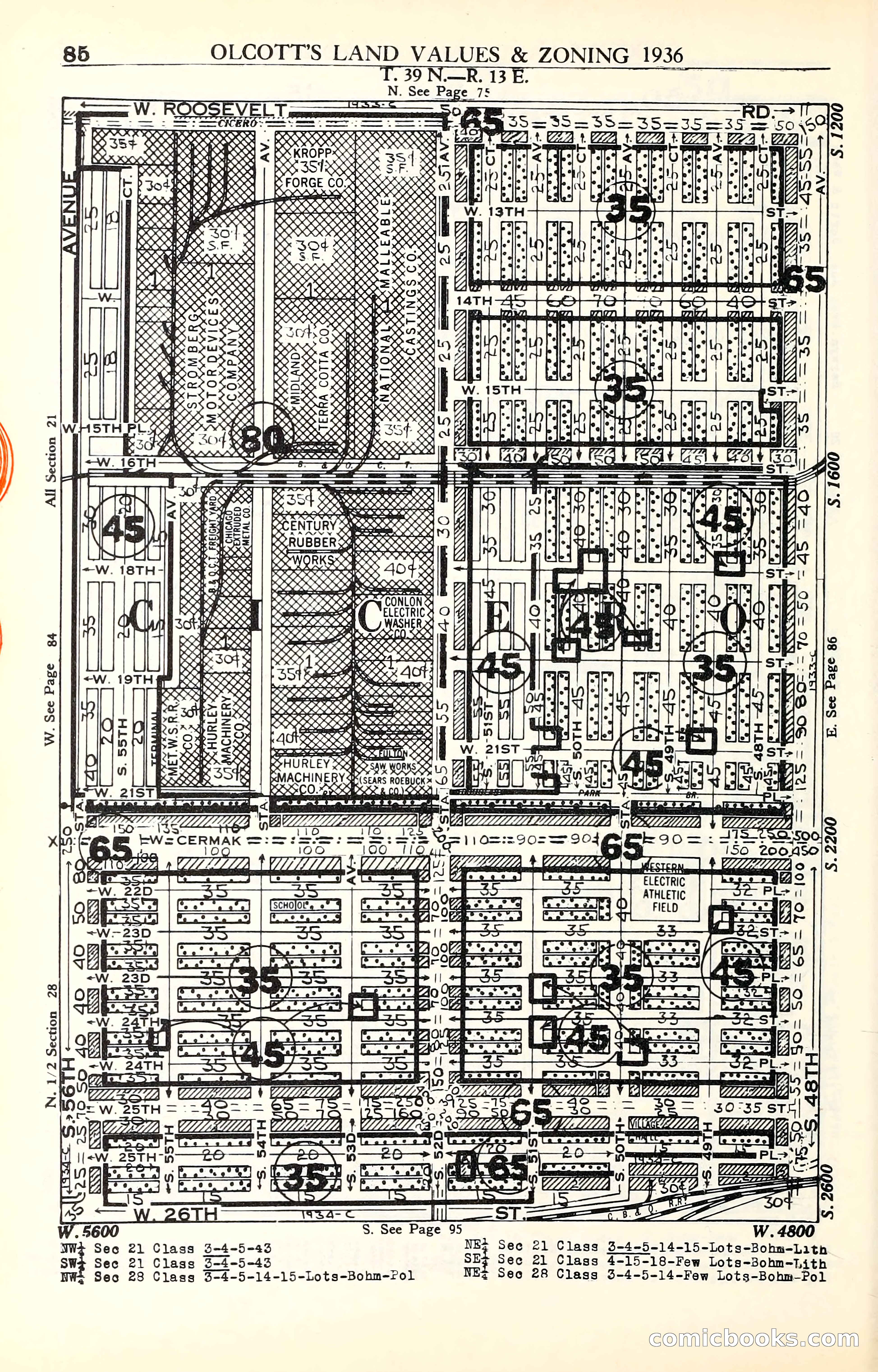 Olcott's Land Values Blue Book of Chicago — page 261 of 399