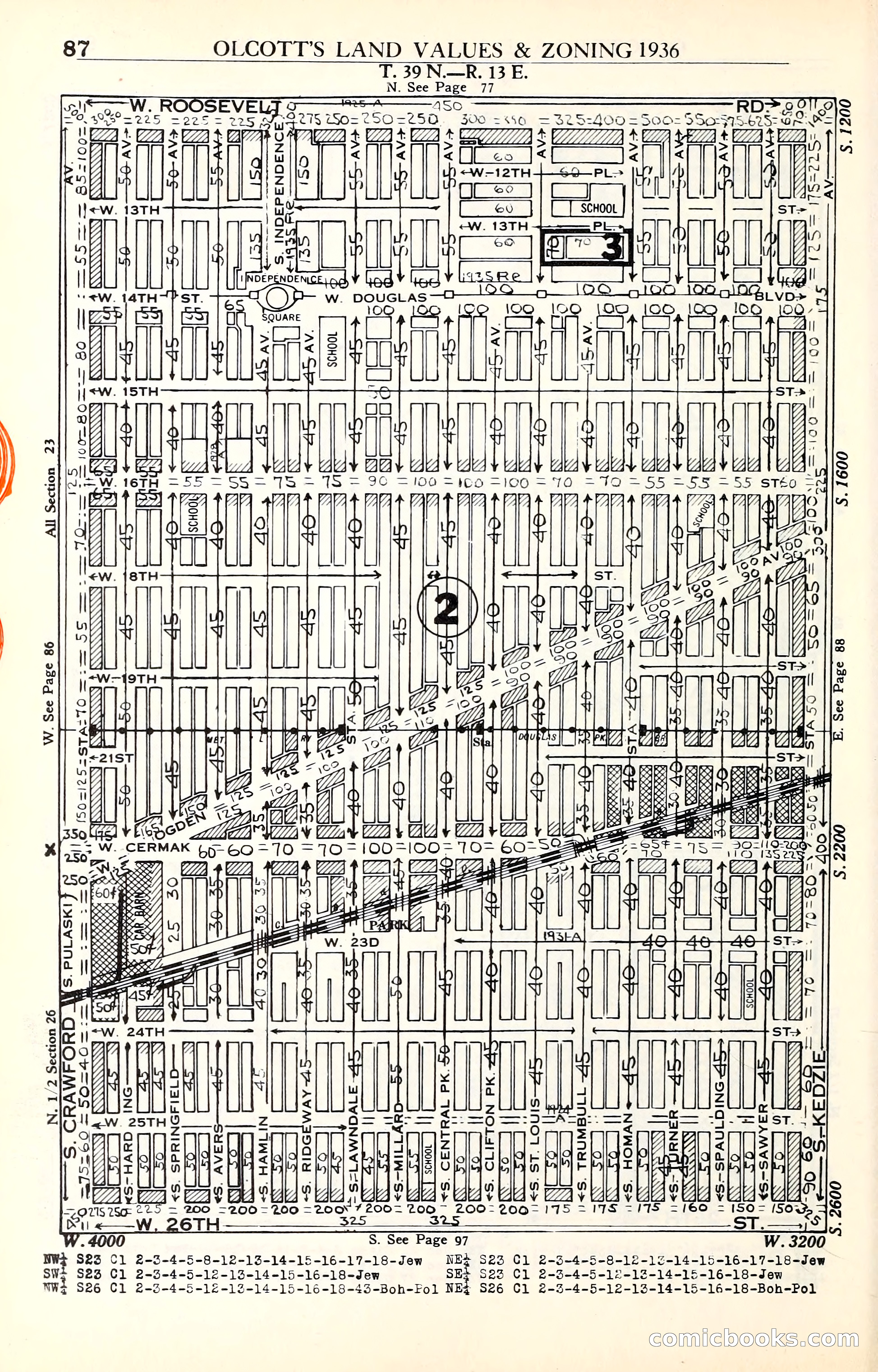 Olcott's Land Values Blue Book of Chicago — page 263 of 399