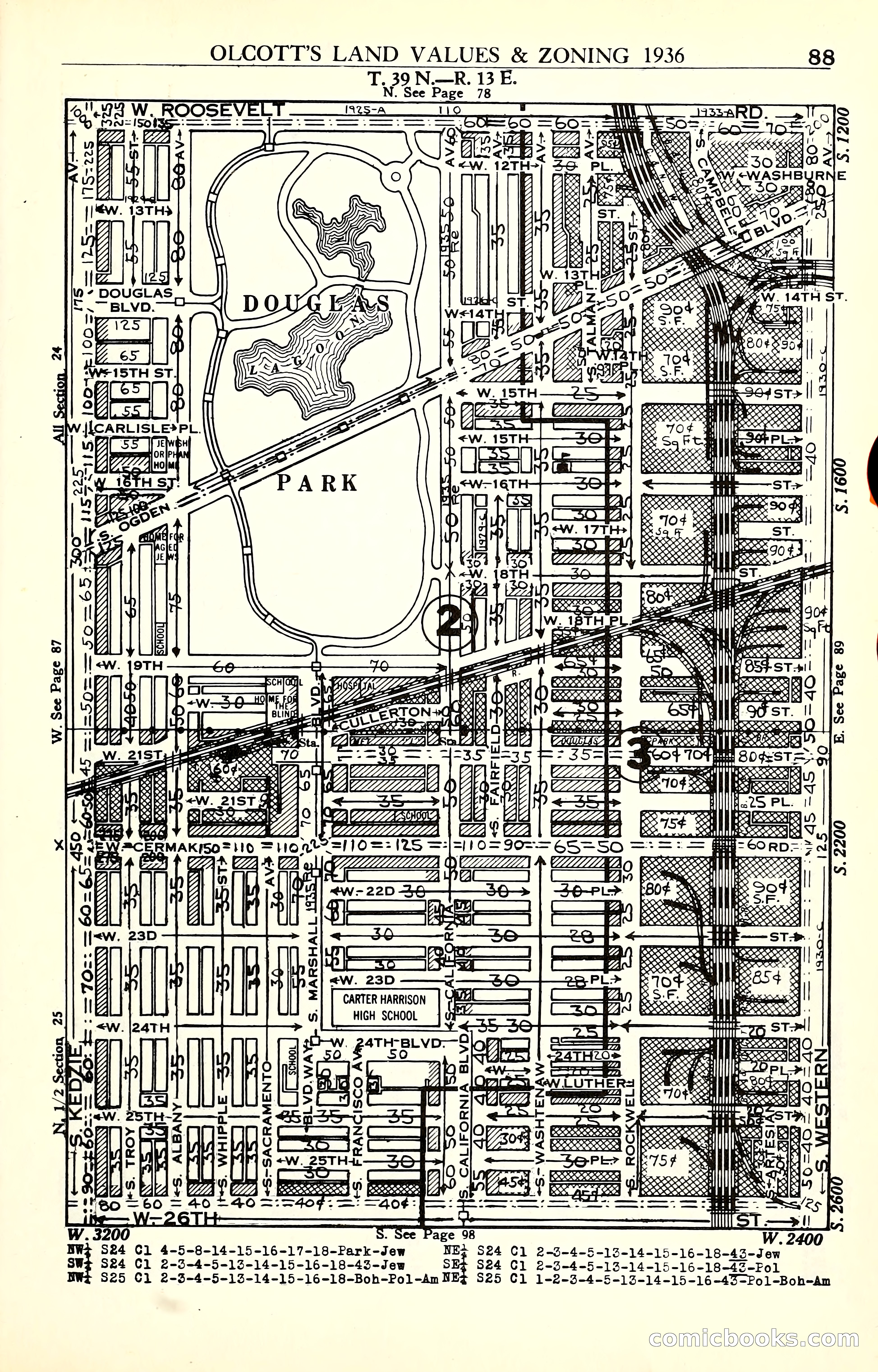 Olcott's Land Values Blue Book of Chicago — page 264 of 399