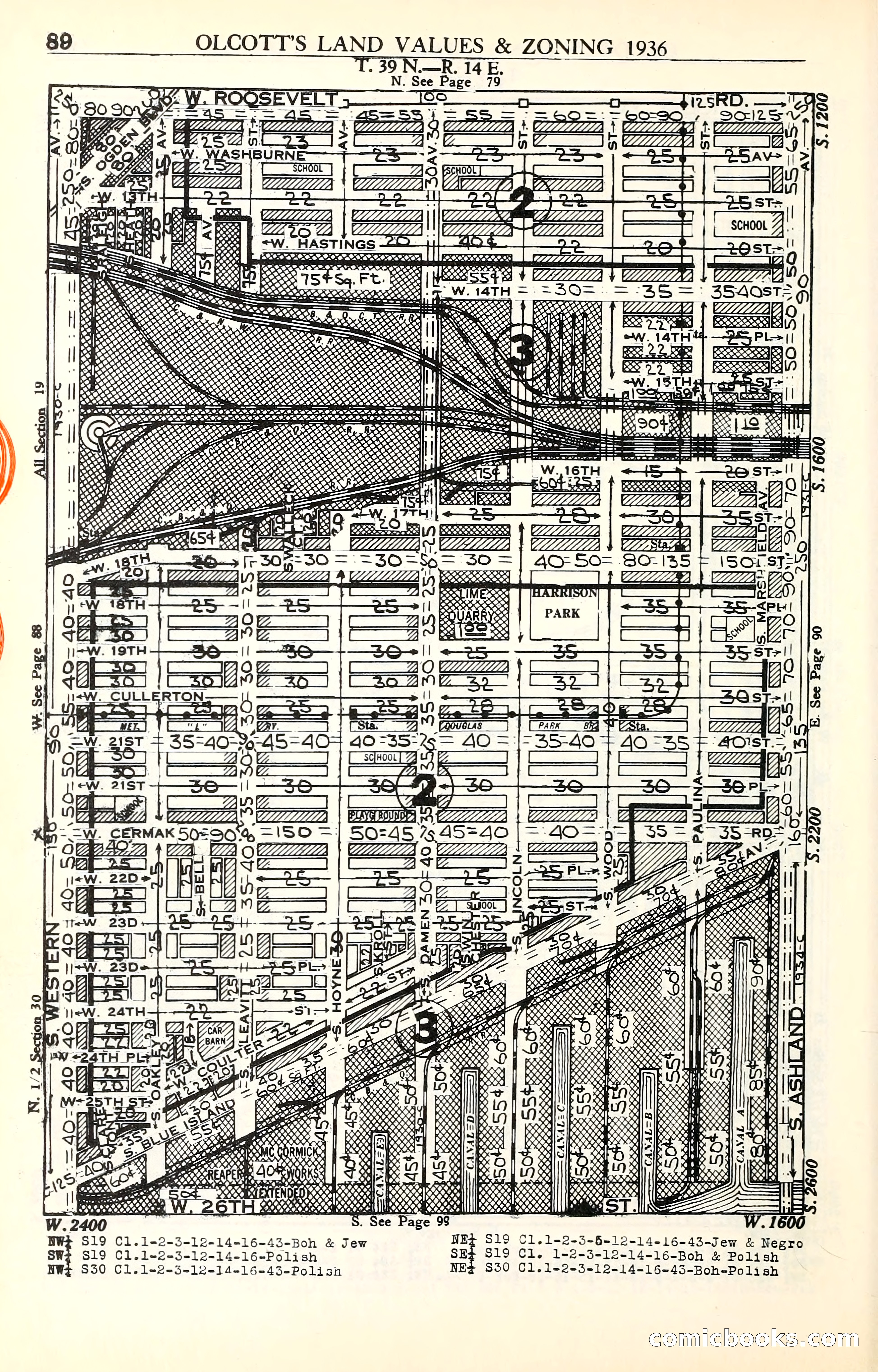 Olcott's Land Values Blue Book of Chicago — page 265 of 399