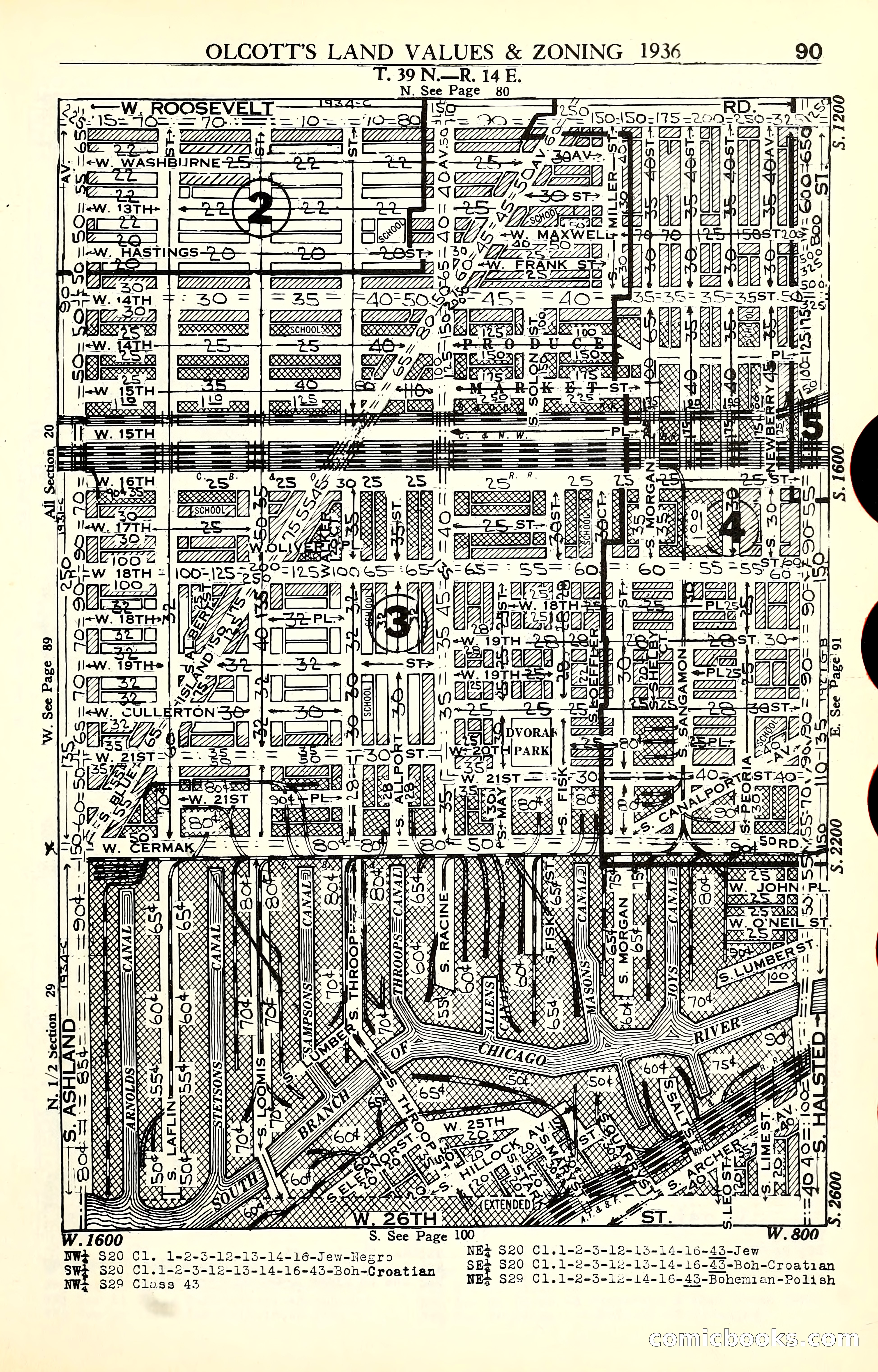 Olcott's Land Values Blue Book of Chicago — page 266 of 399