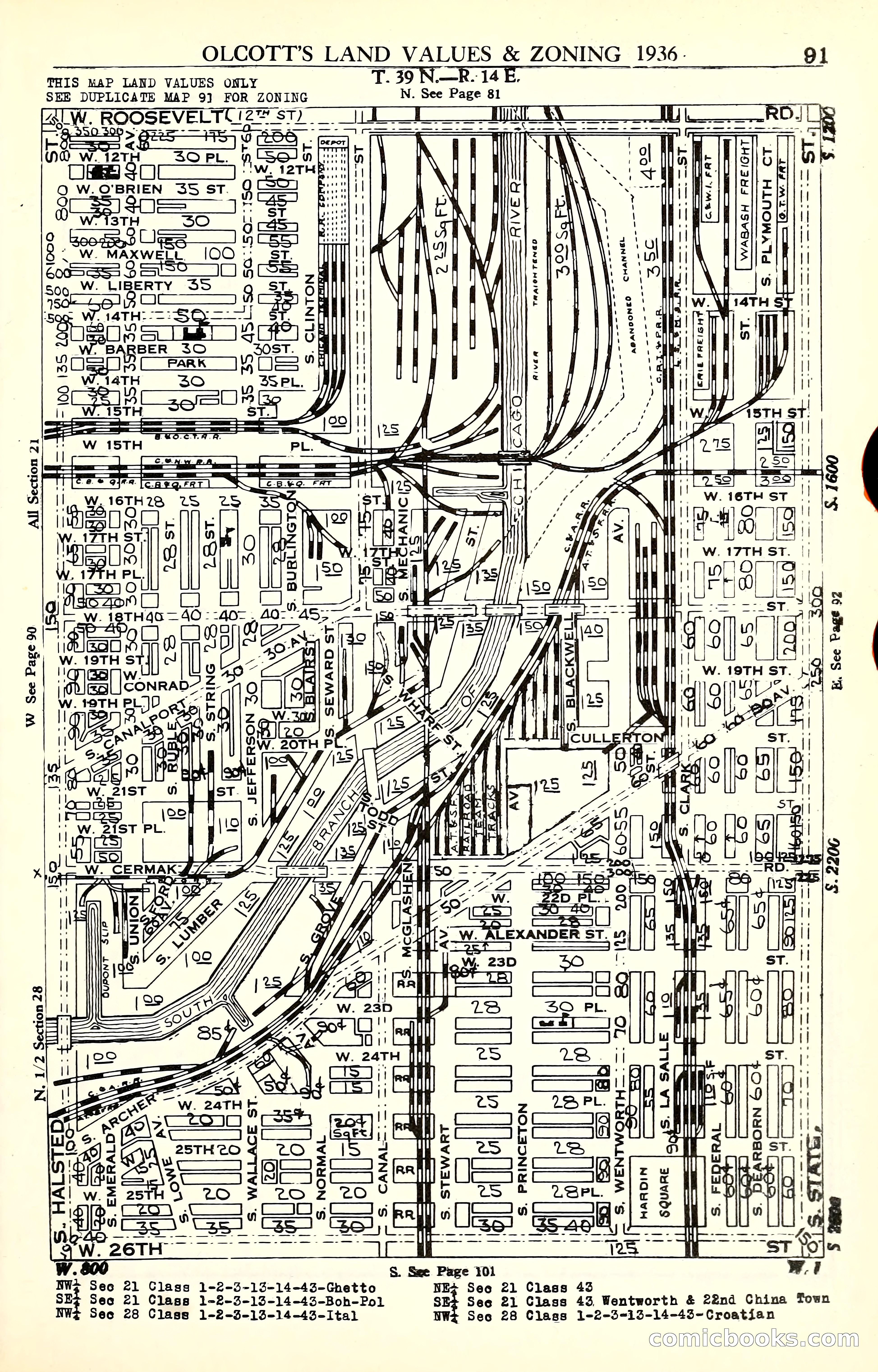 Olcott's Land Values Blue Book of Chicago — page 268 of 399