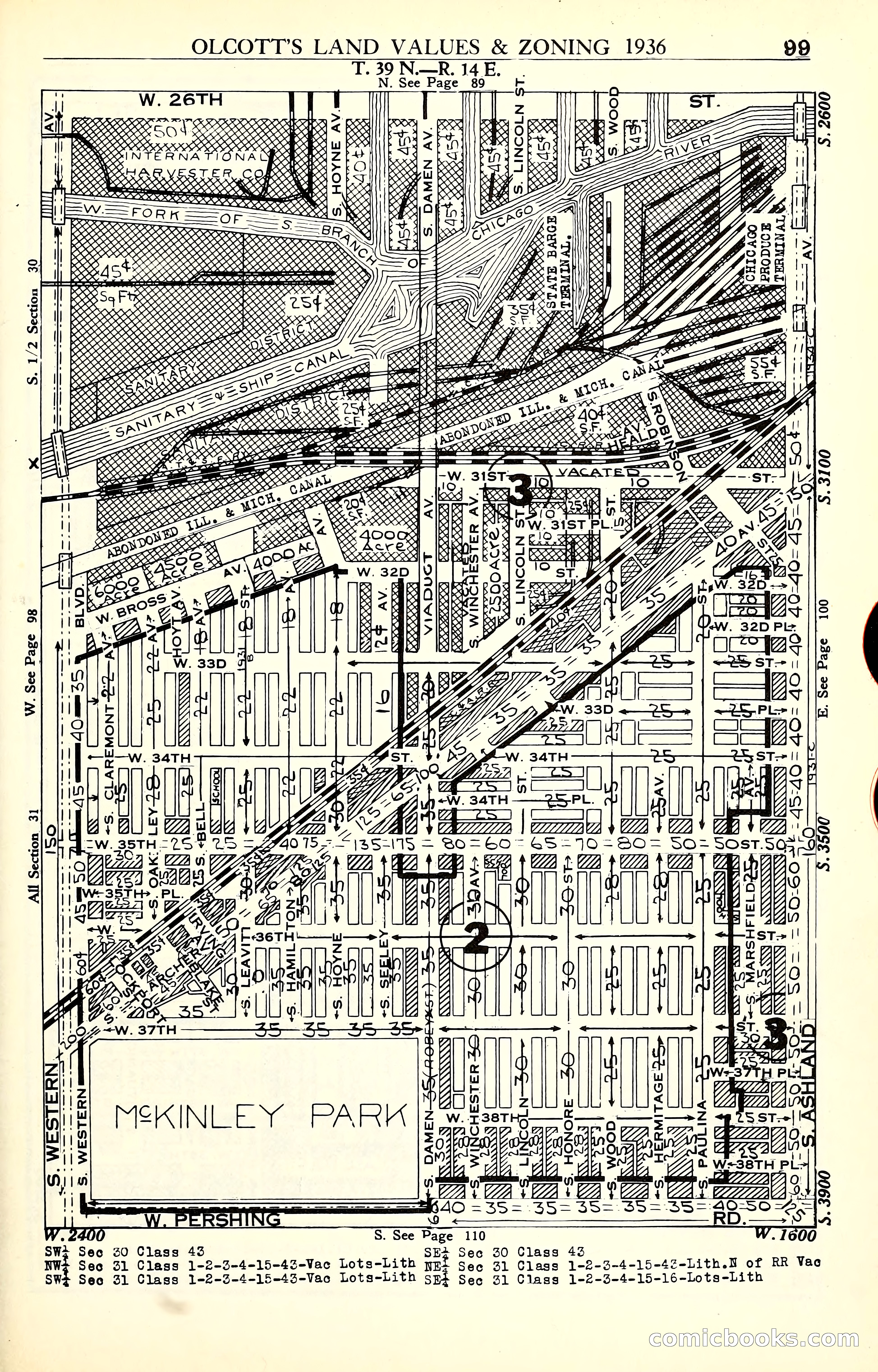 Olcott's Land Values Blue Book of Chicago — page 280 of 399