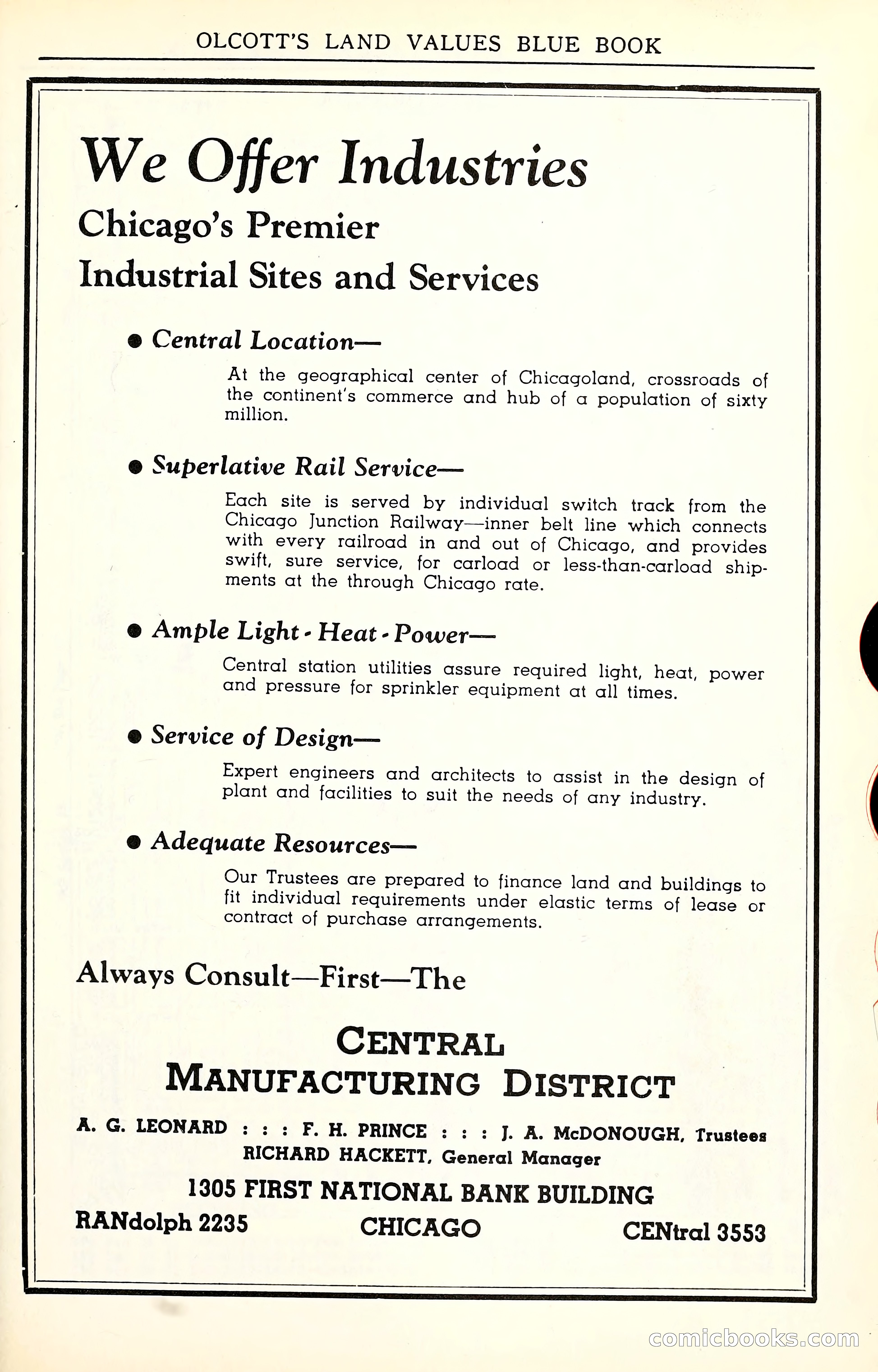 Olcott's Land Values Blue Book of Chicago — page 282 of 399