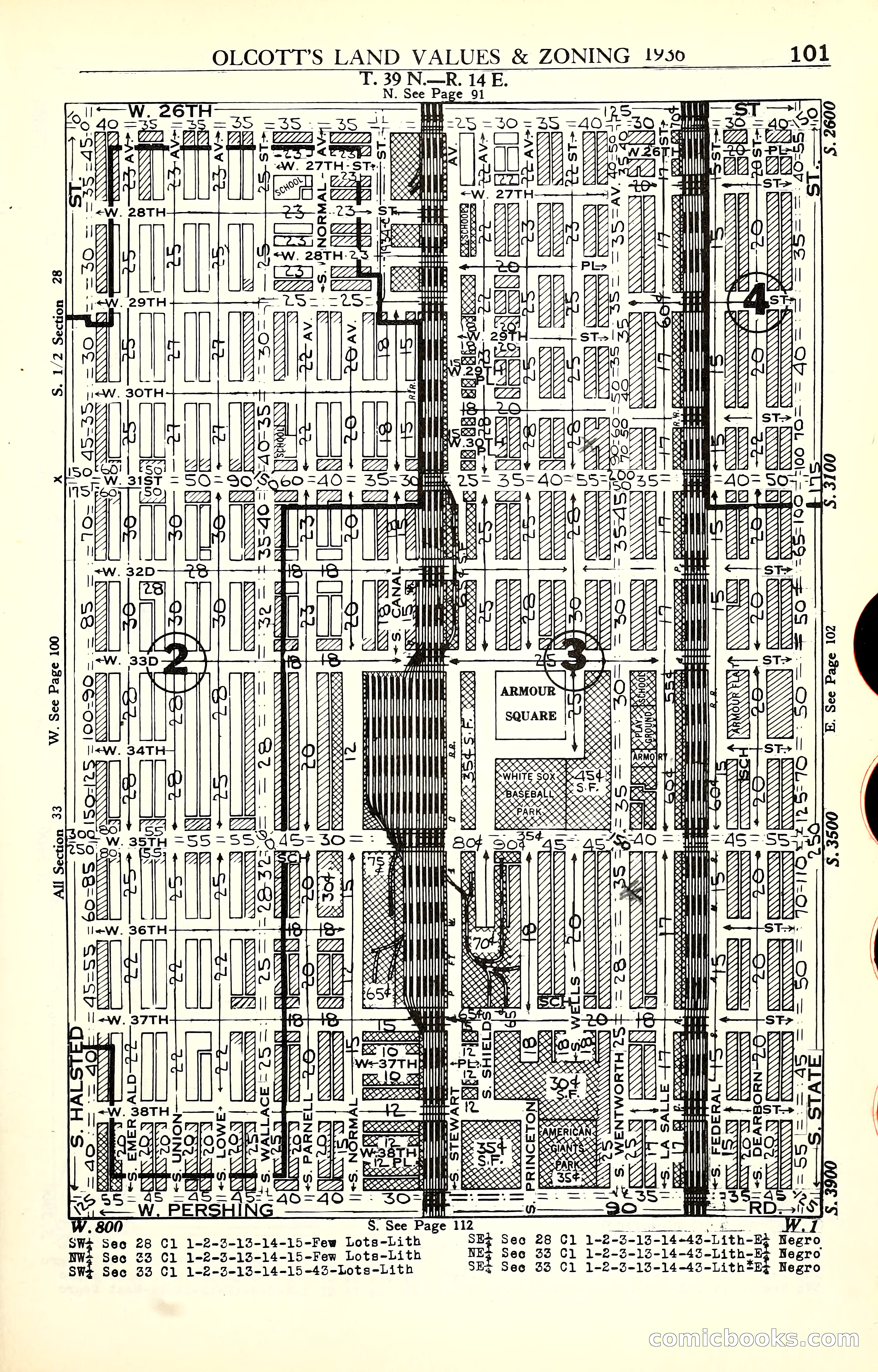 Olcott's Land Values Blue Book of Chicago — page 284 of 399