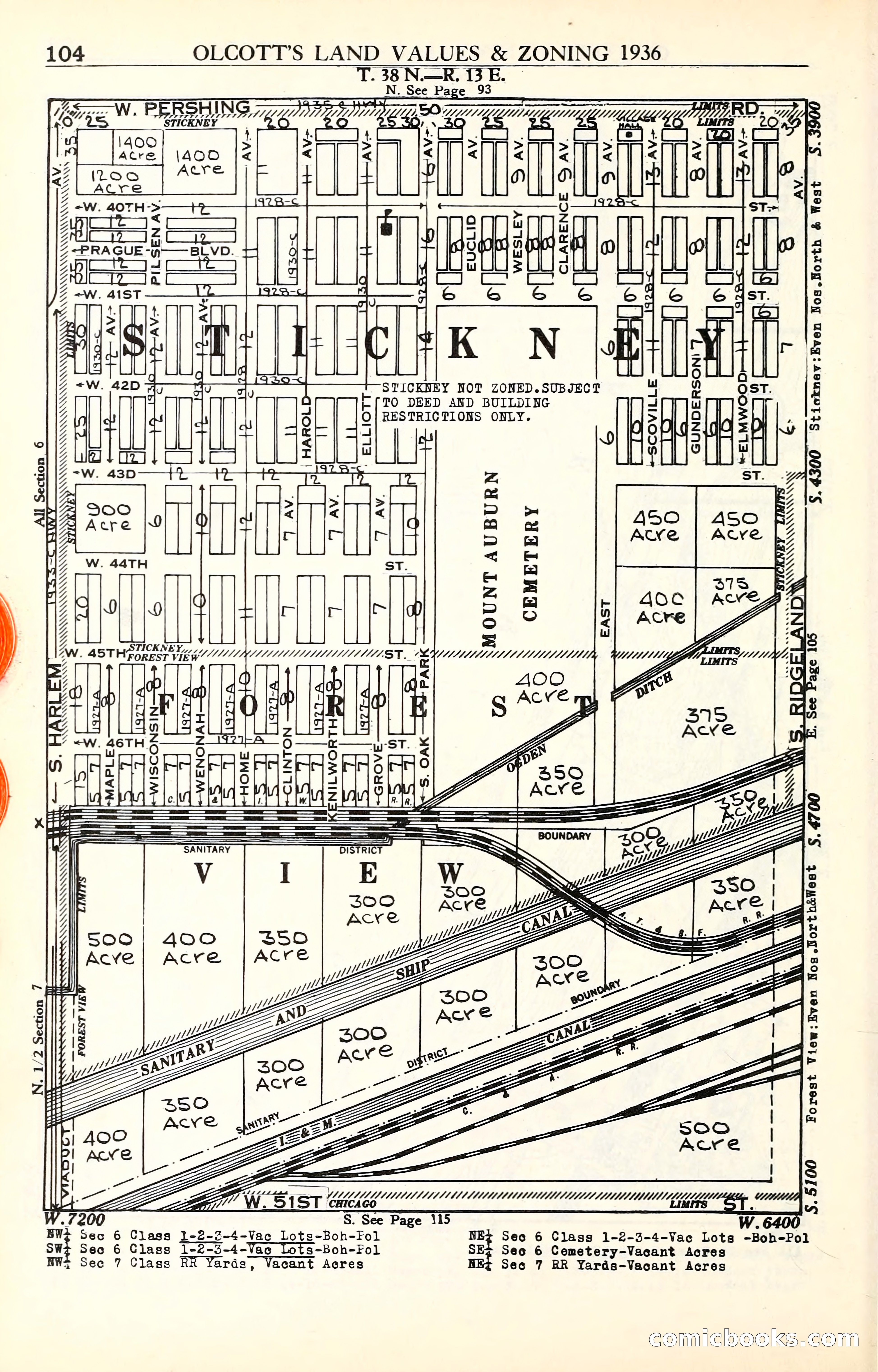 Olcott's Land Values Blue Book of Chicago — page 287 of 399