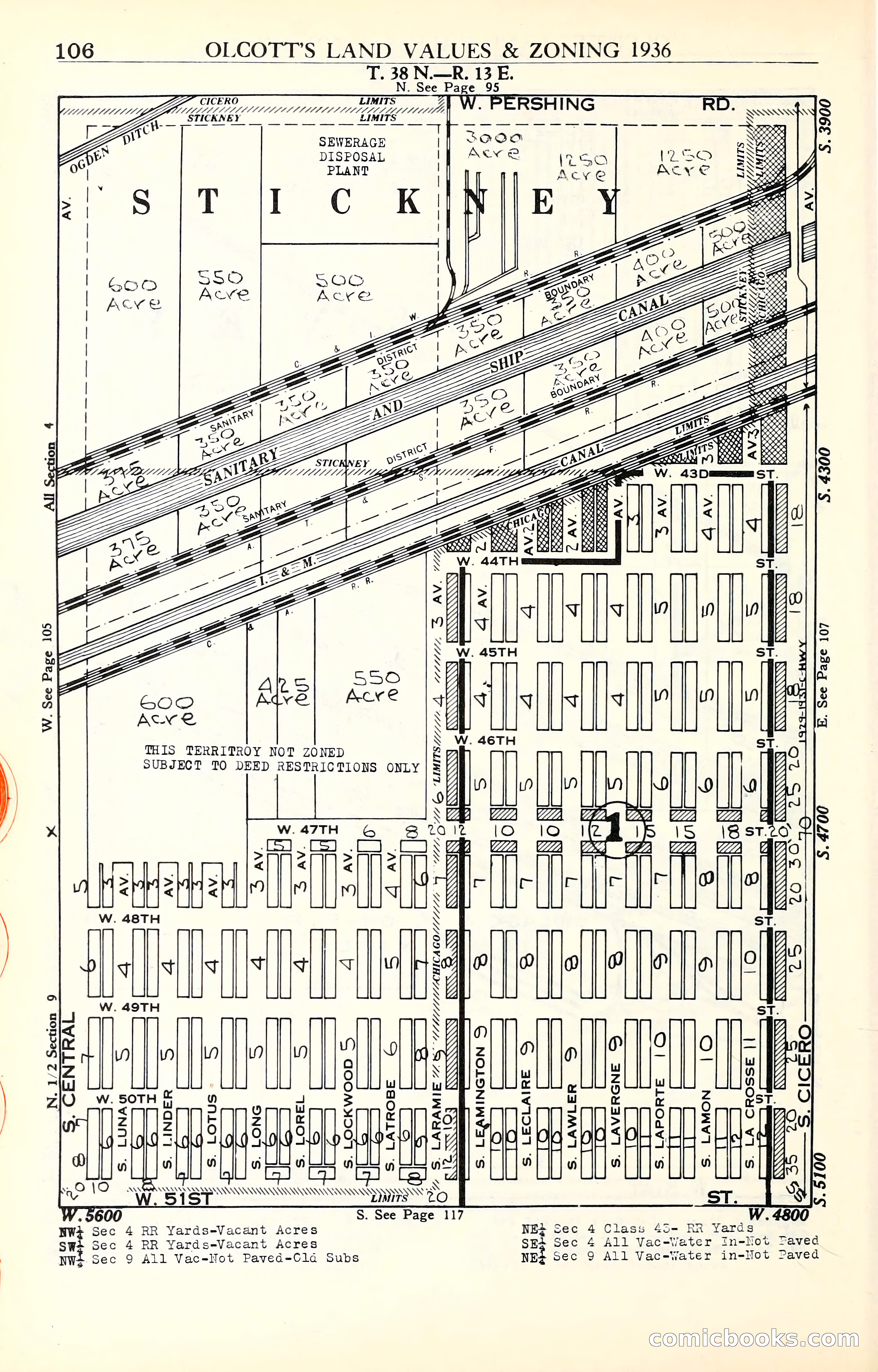 Olcott's Land Values Blue Book of Chicago — page 289 of 399