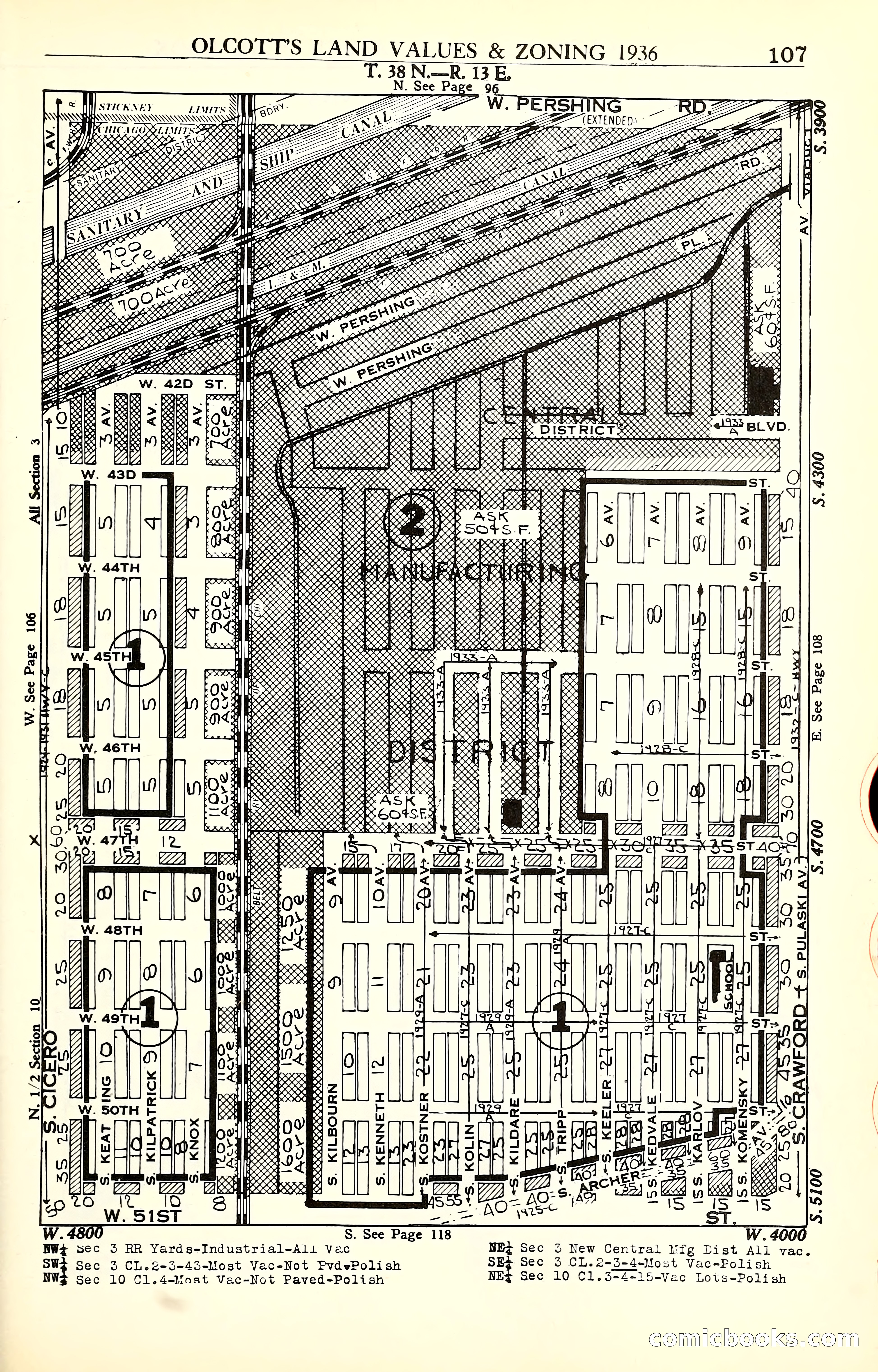 Olcott's Land Values Blue Book of Chicago — page 290 of 399