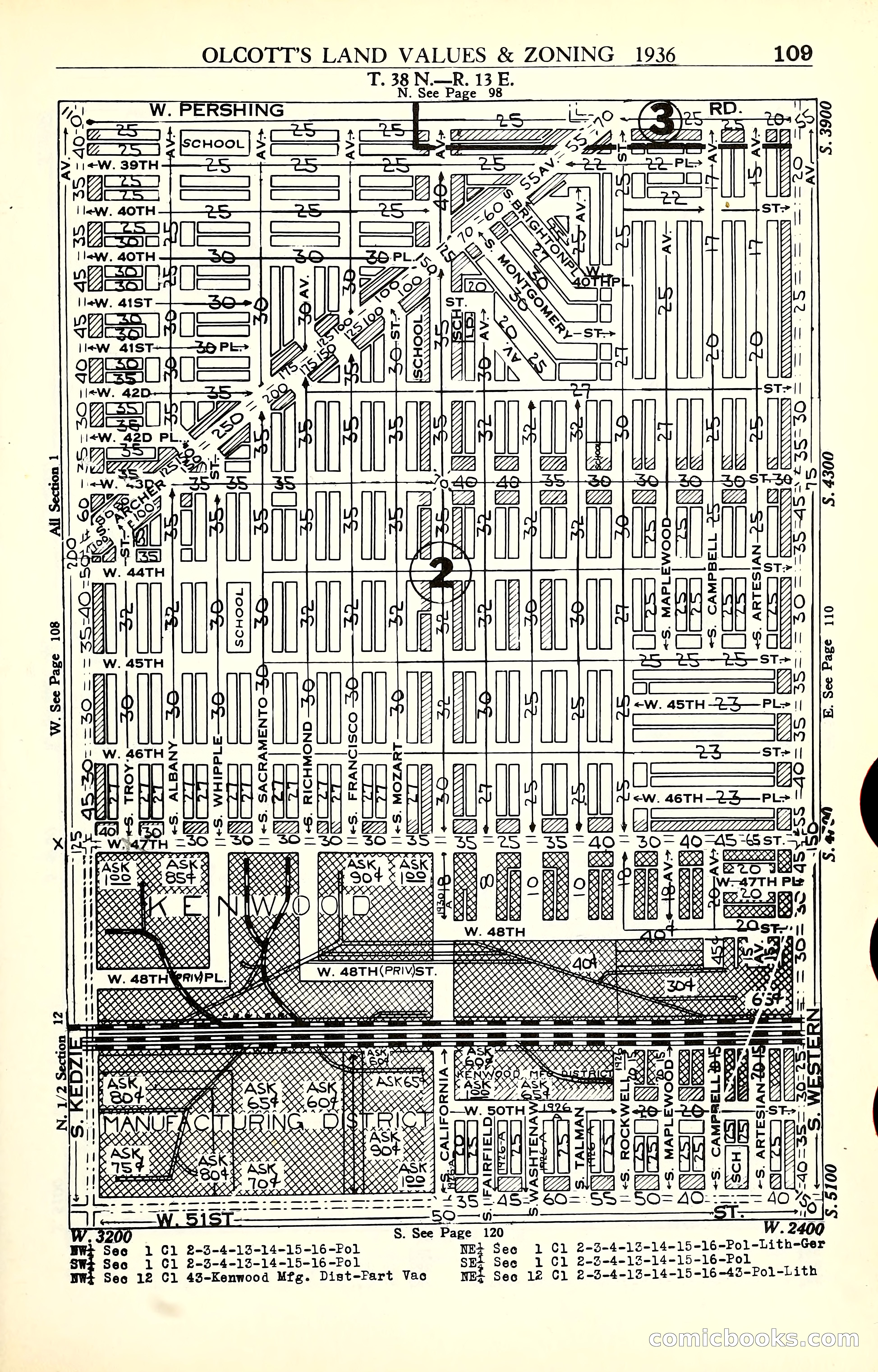 Olcott's Land Values Blue Book of Chicago — page 294 of 399