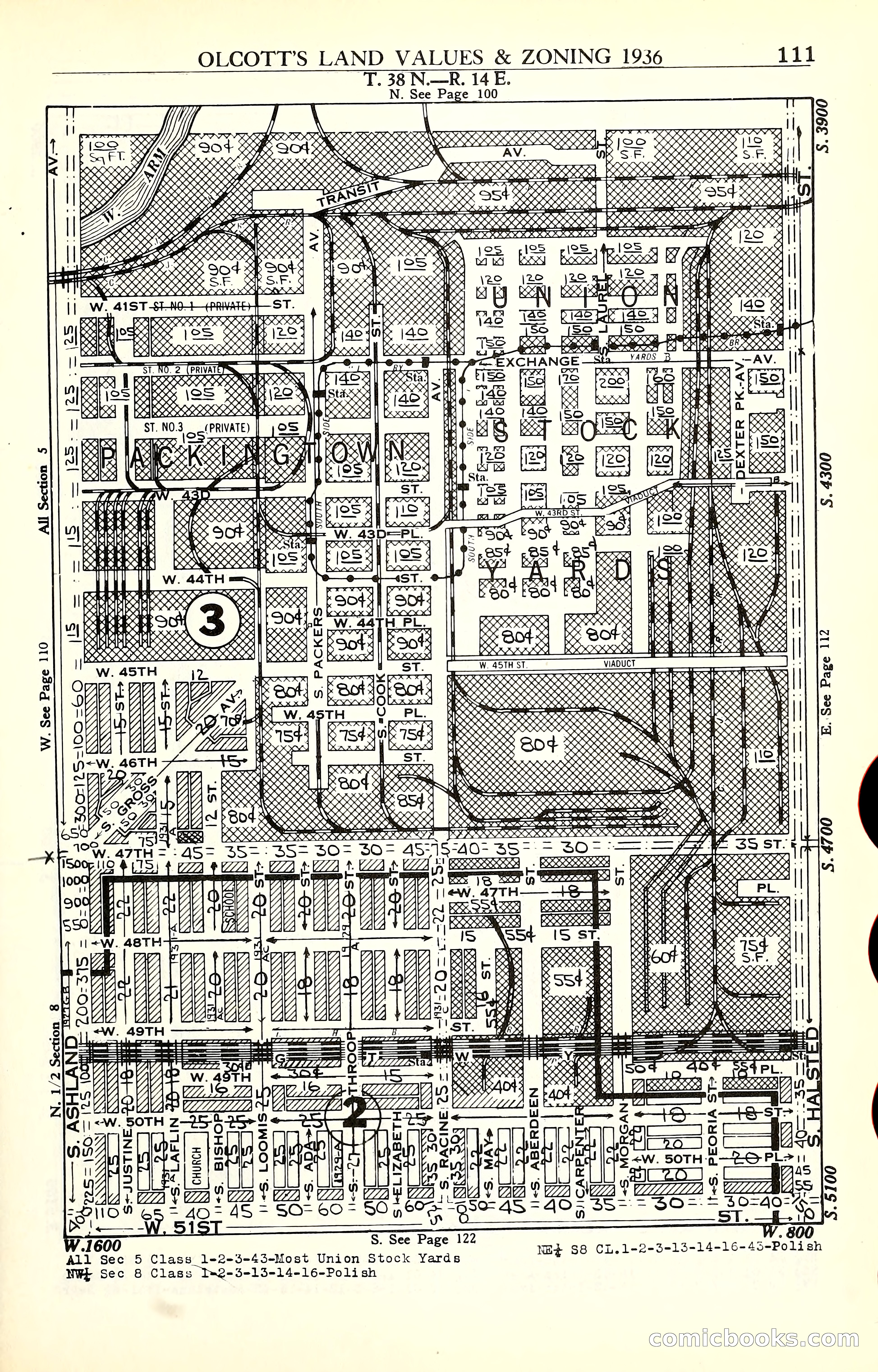 Olcott's Land Values Blue Book of Chicago — page 296 of 399