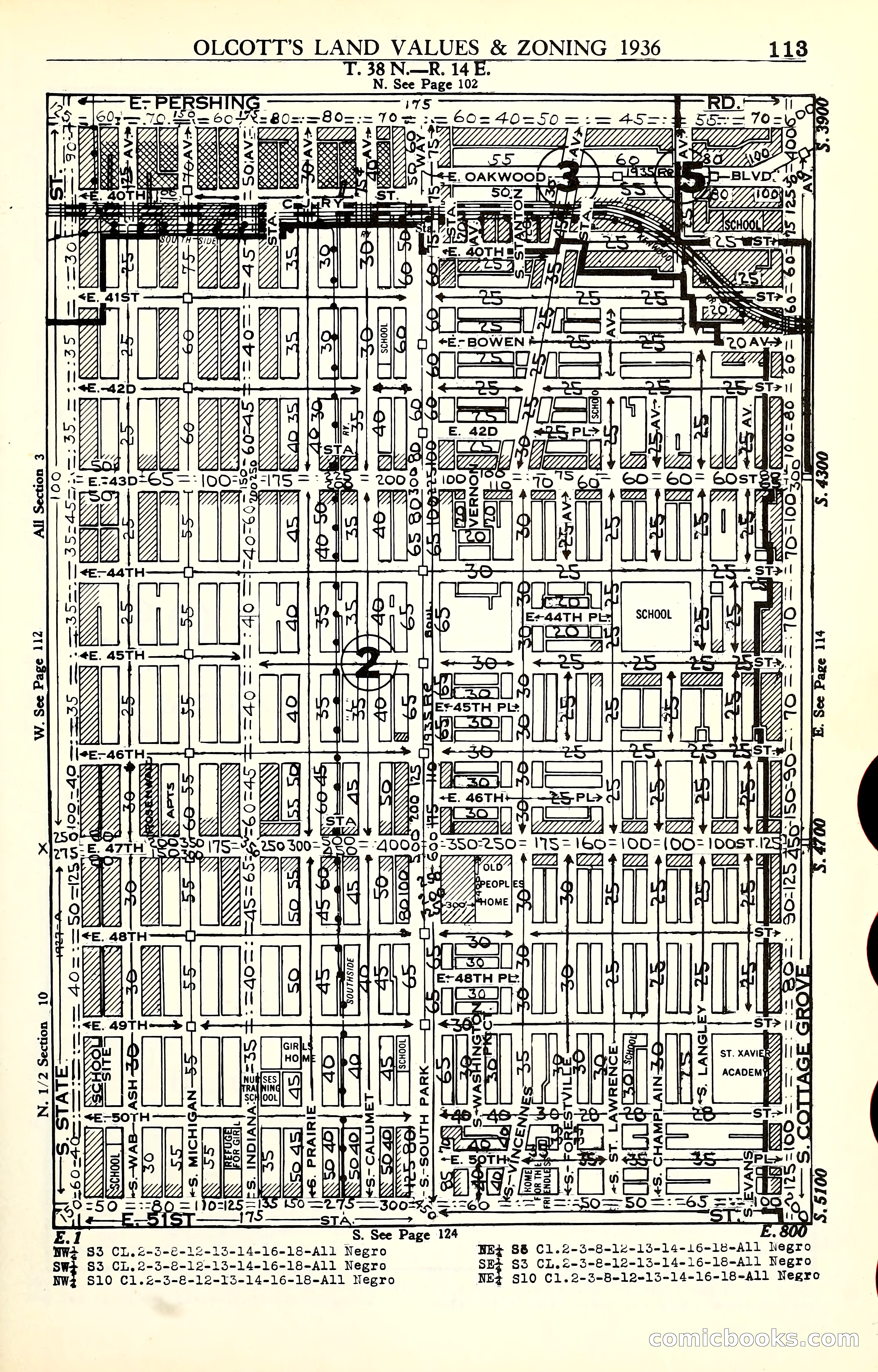Olcott's Land Values Blue Book of Chicago — page 298 of 399