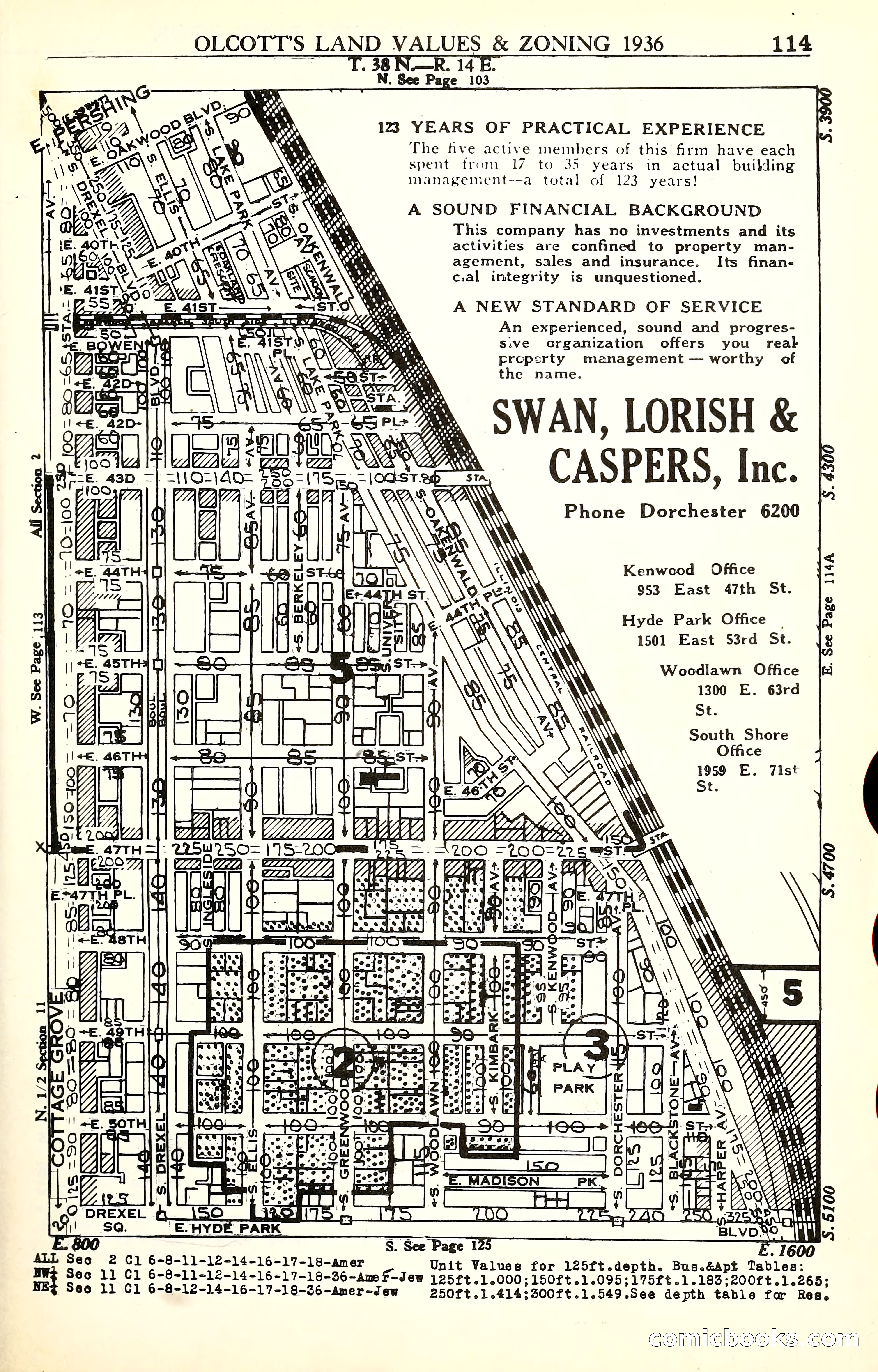 Olcott's Land Values Blue Book of Chicago — page 300 of 399