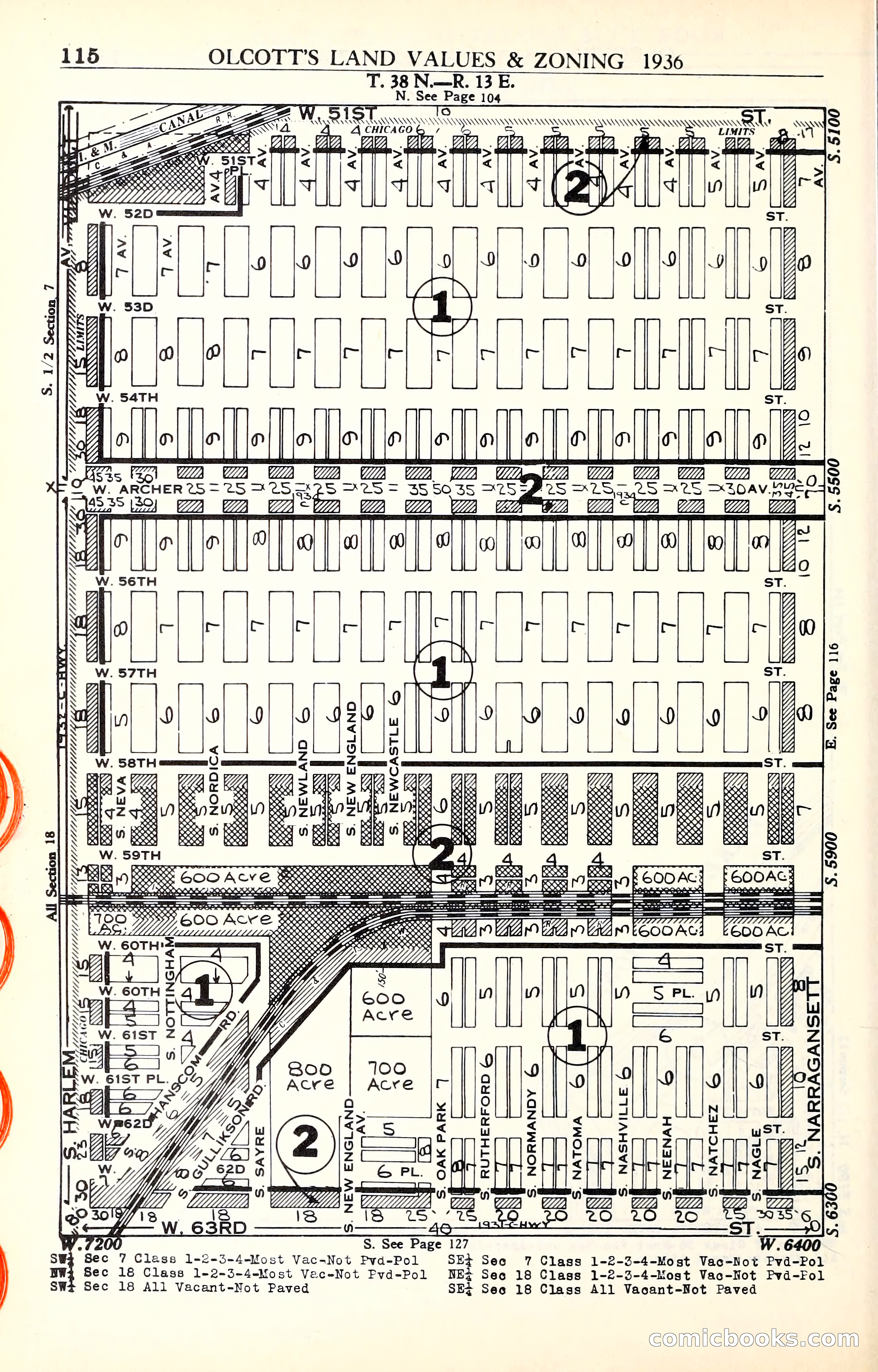 Olcott's Land Values Blue Book of Chicago — page 303 of 399
