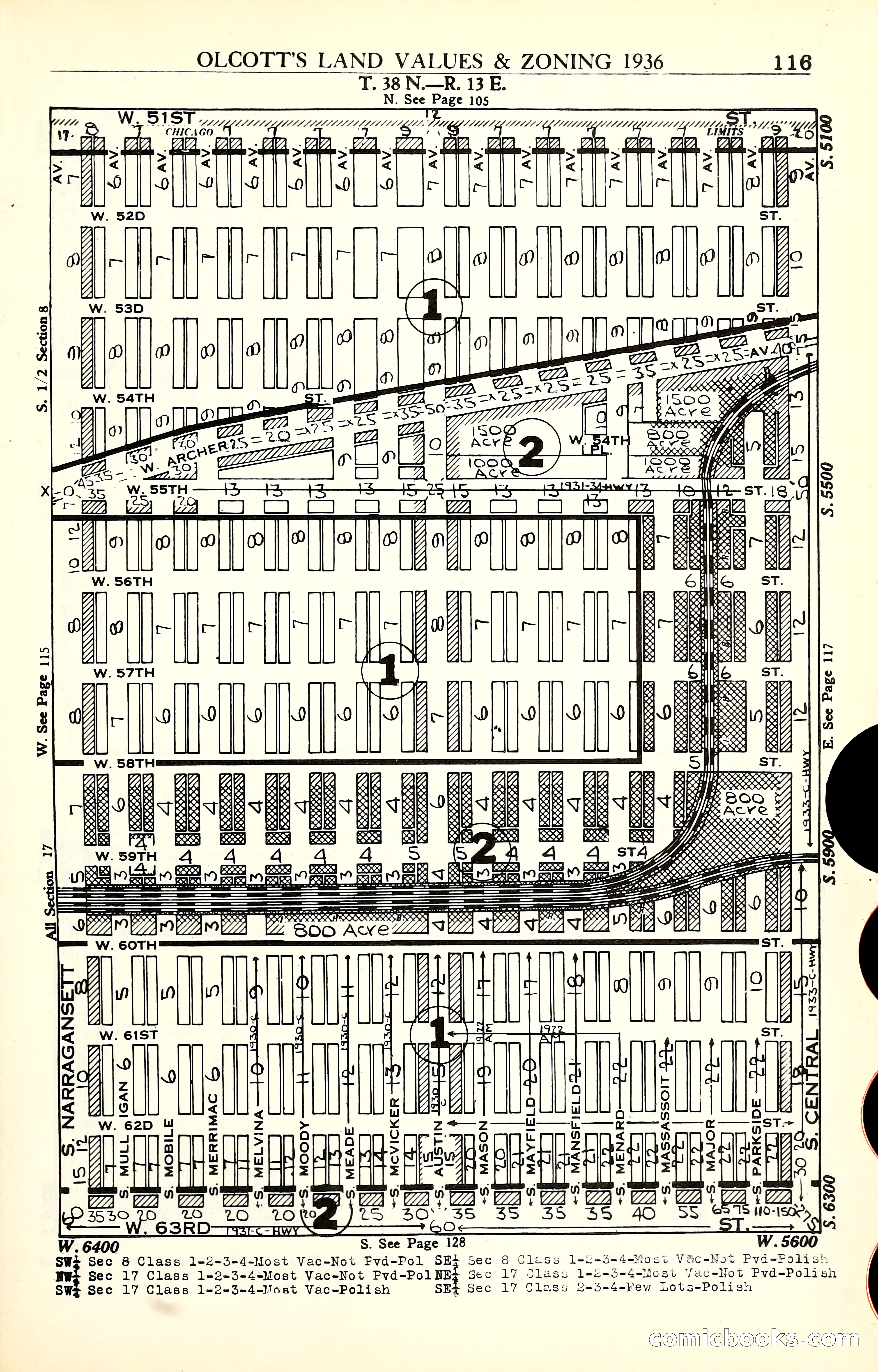 Olcott's Land Values Blue Book of Chicago — page 304 of 399