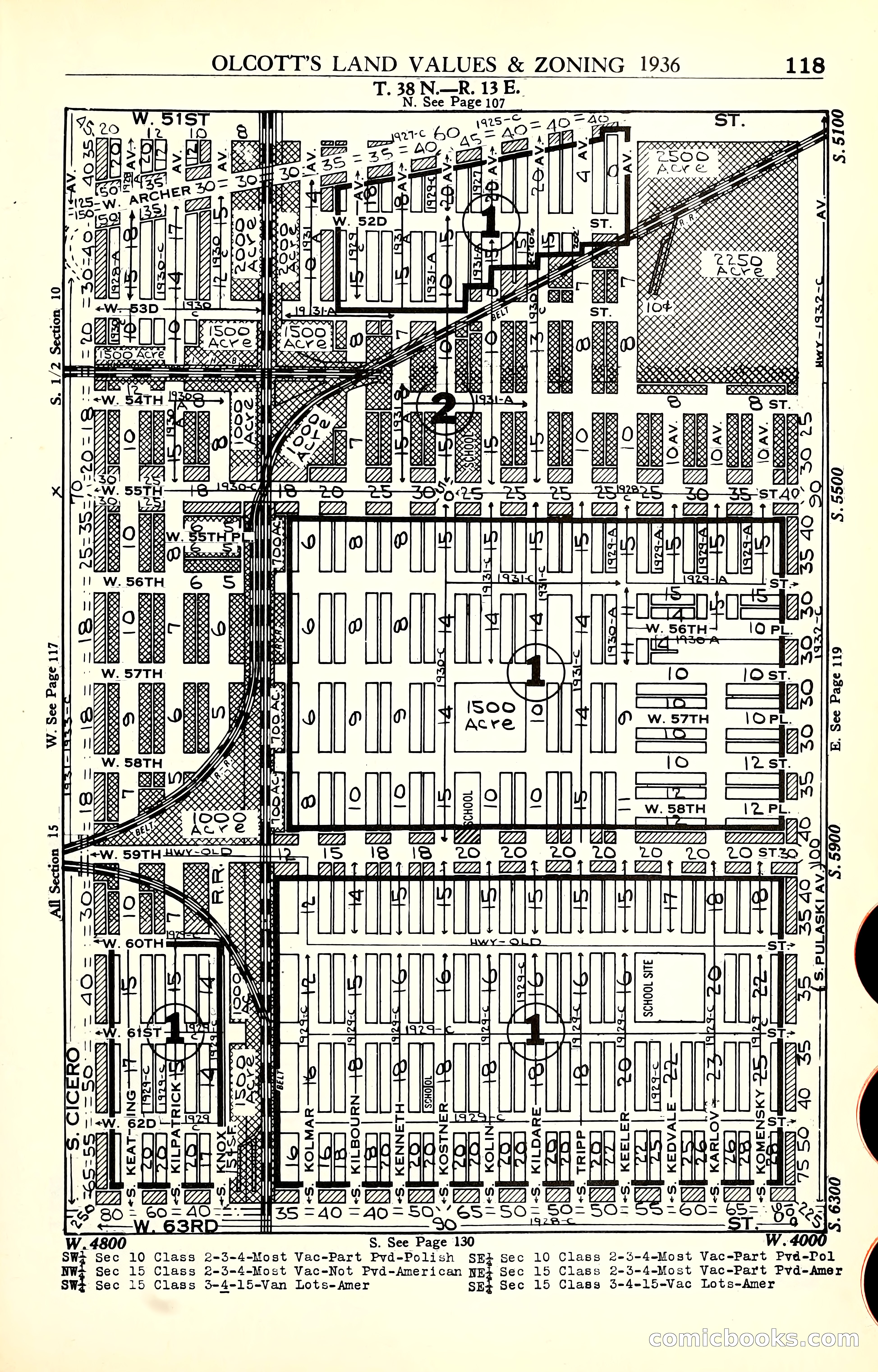 Olcott's Land Values Blue Book of Chicago — page 306 of 399