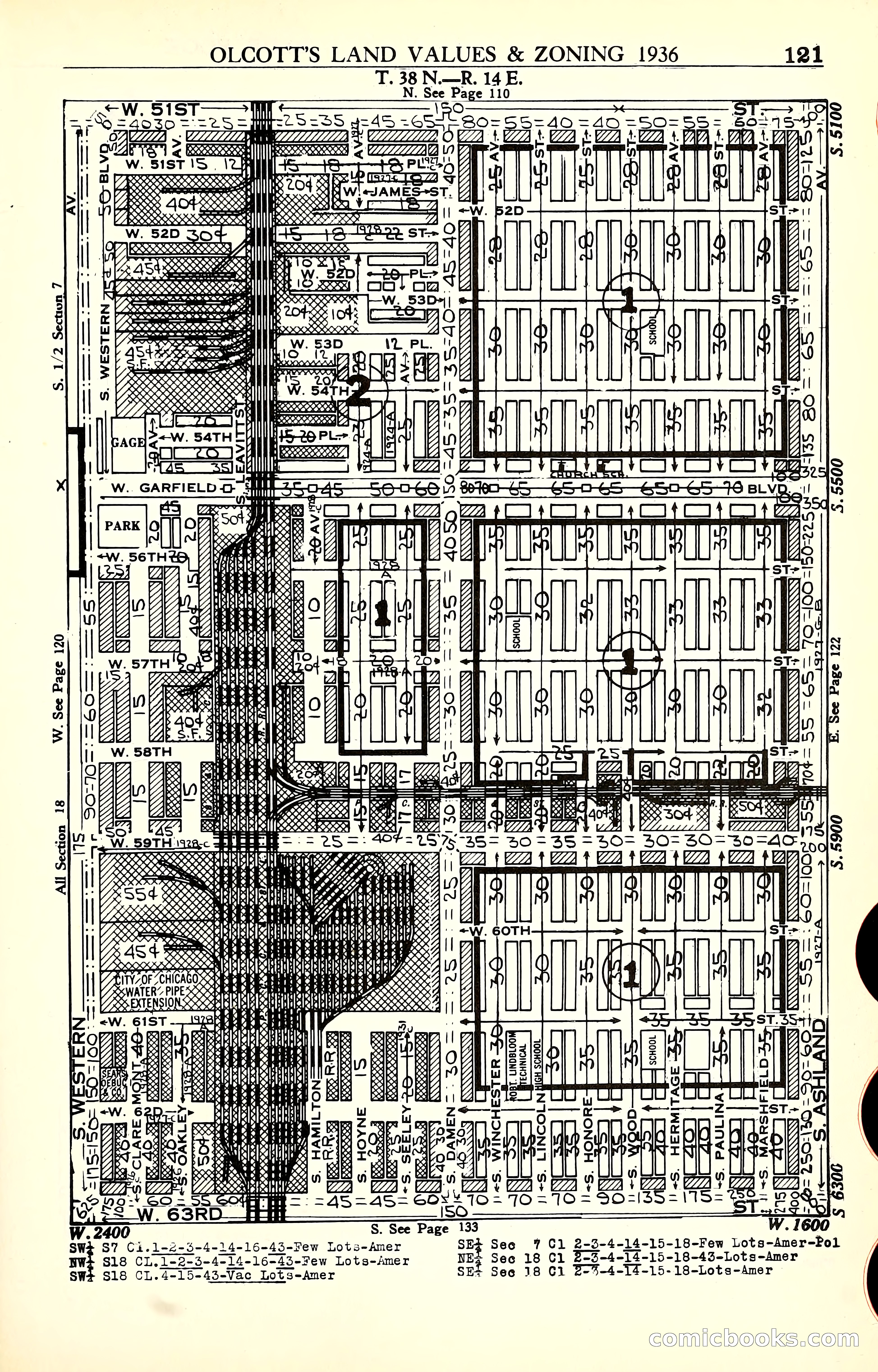 Olcott's Land Values Blue Book of Chicago — page 310 of 399