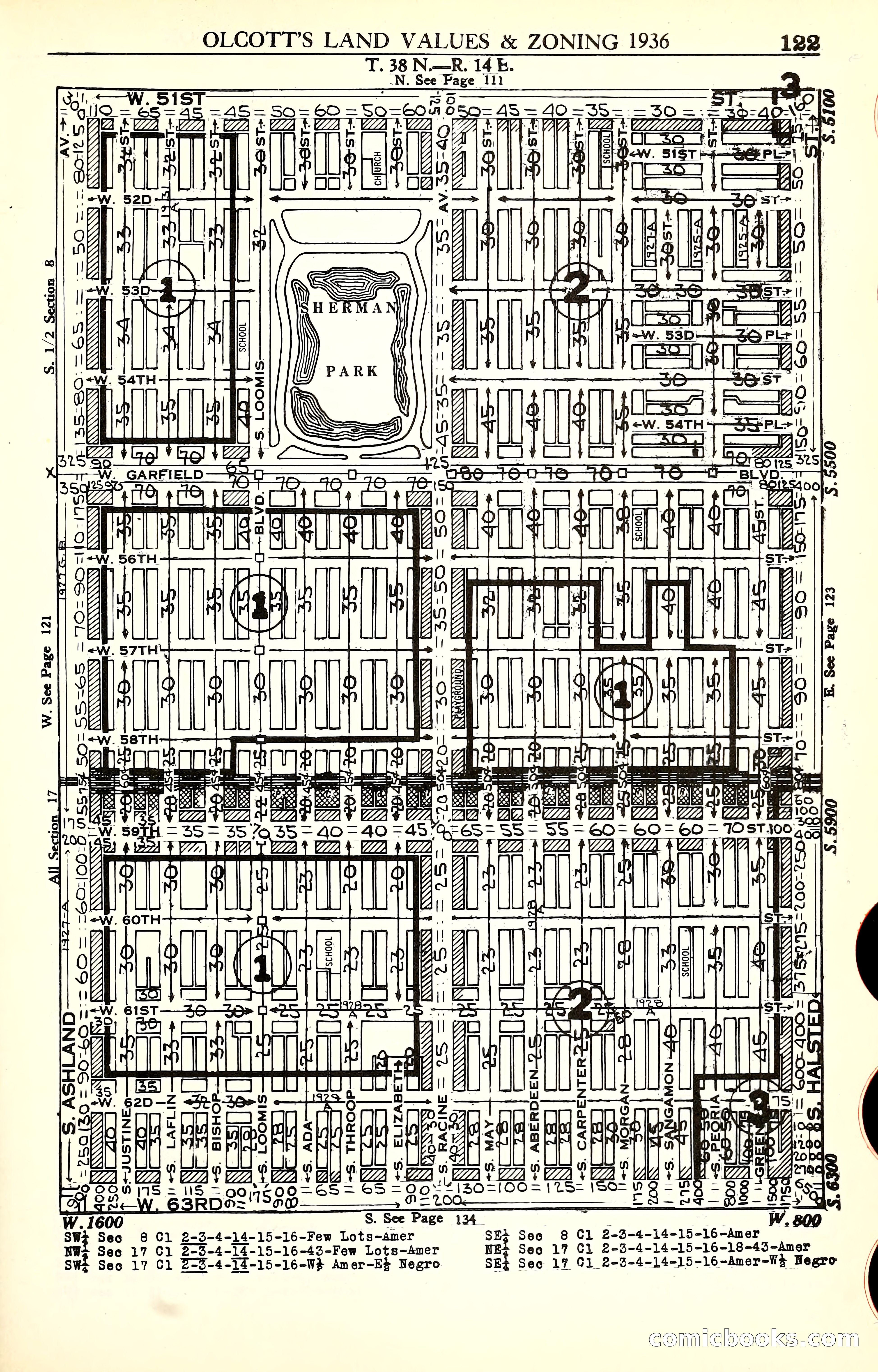 Olcott's Land Values Blue Book of Chicago — page 312 of 399