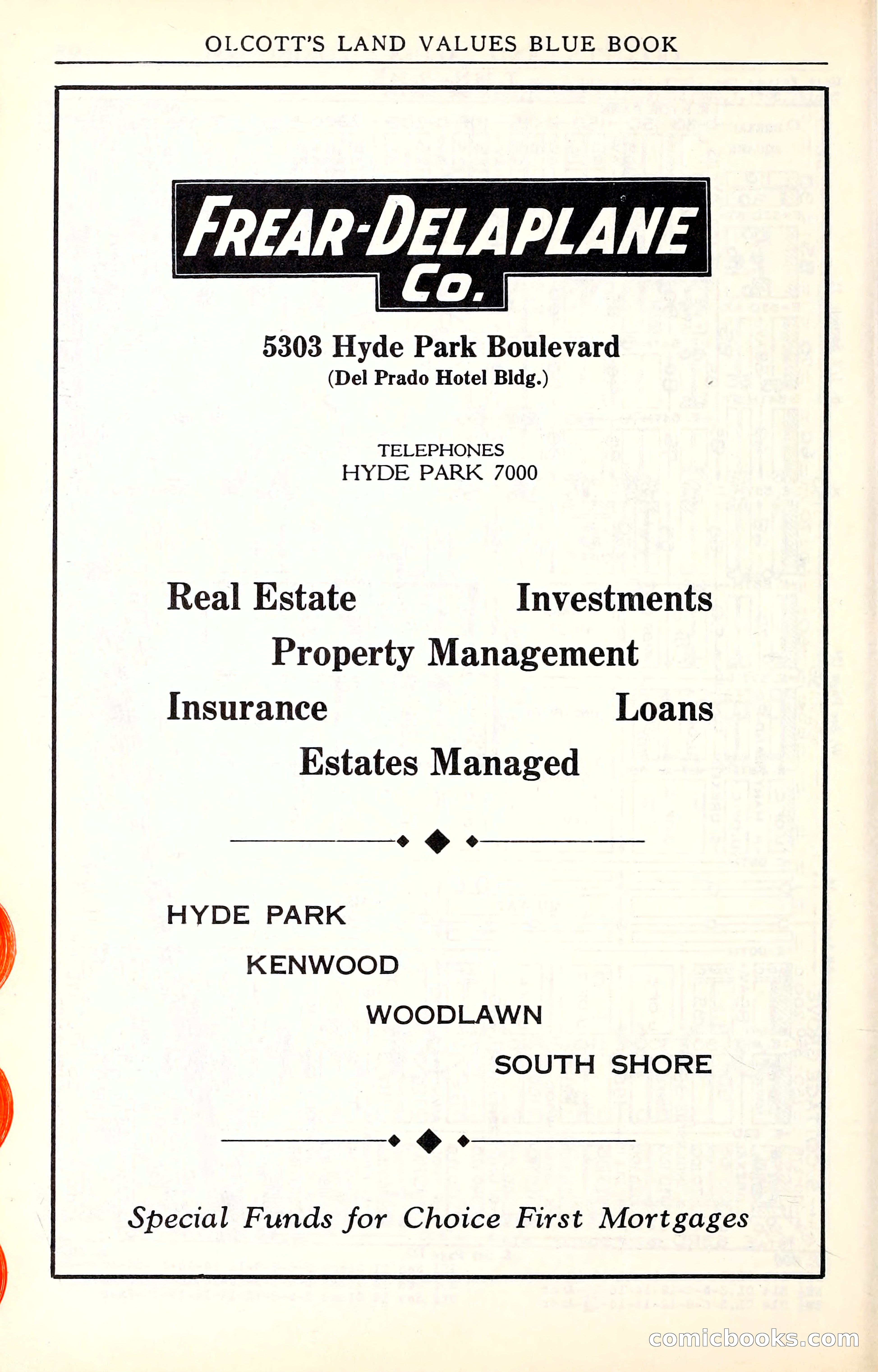 Olcott's Land Values Blue Book of Chicago — page 319 of 399