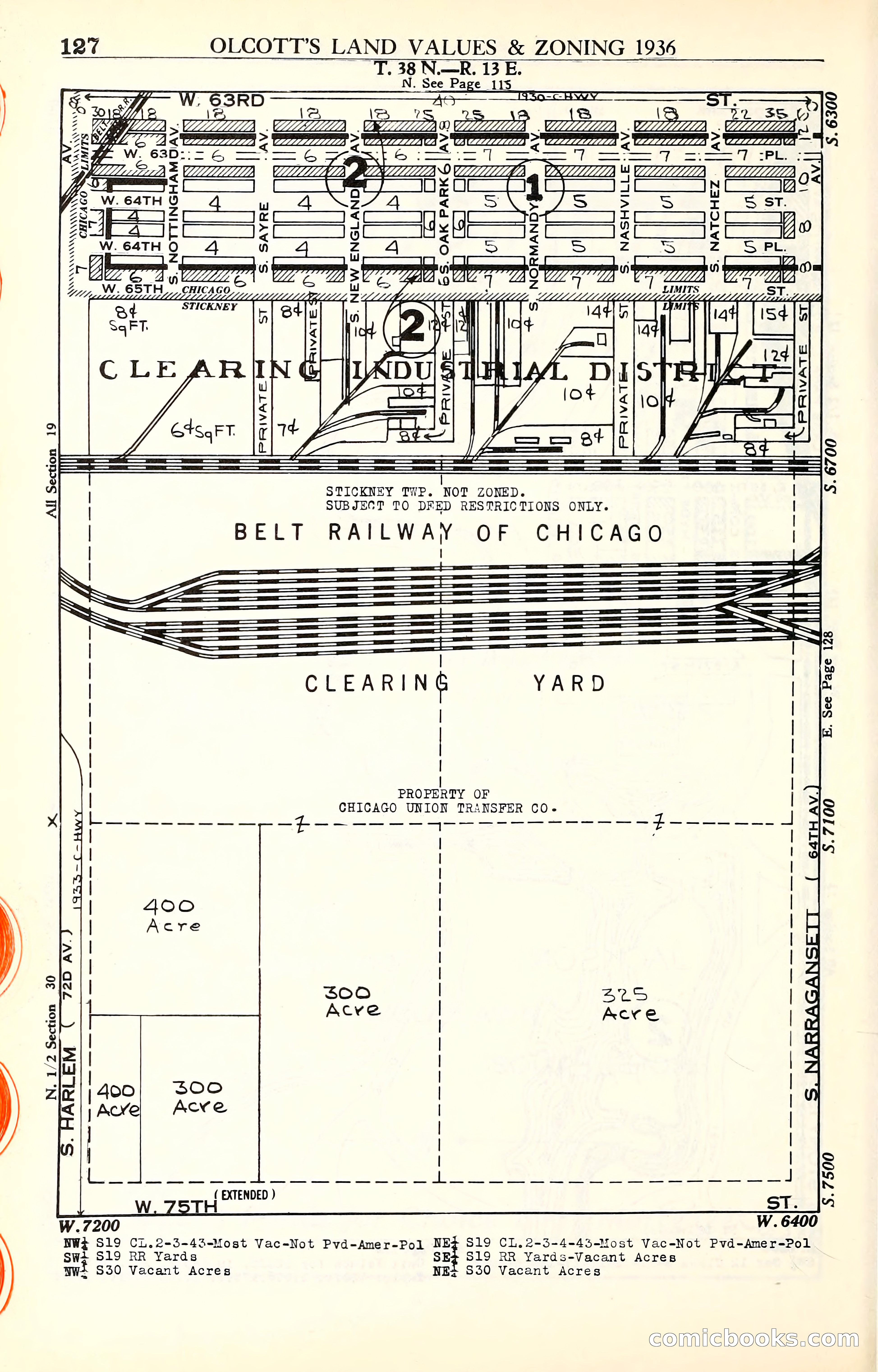 Olcott's Land Values Blue Book of Chicago — page 321 of 399
