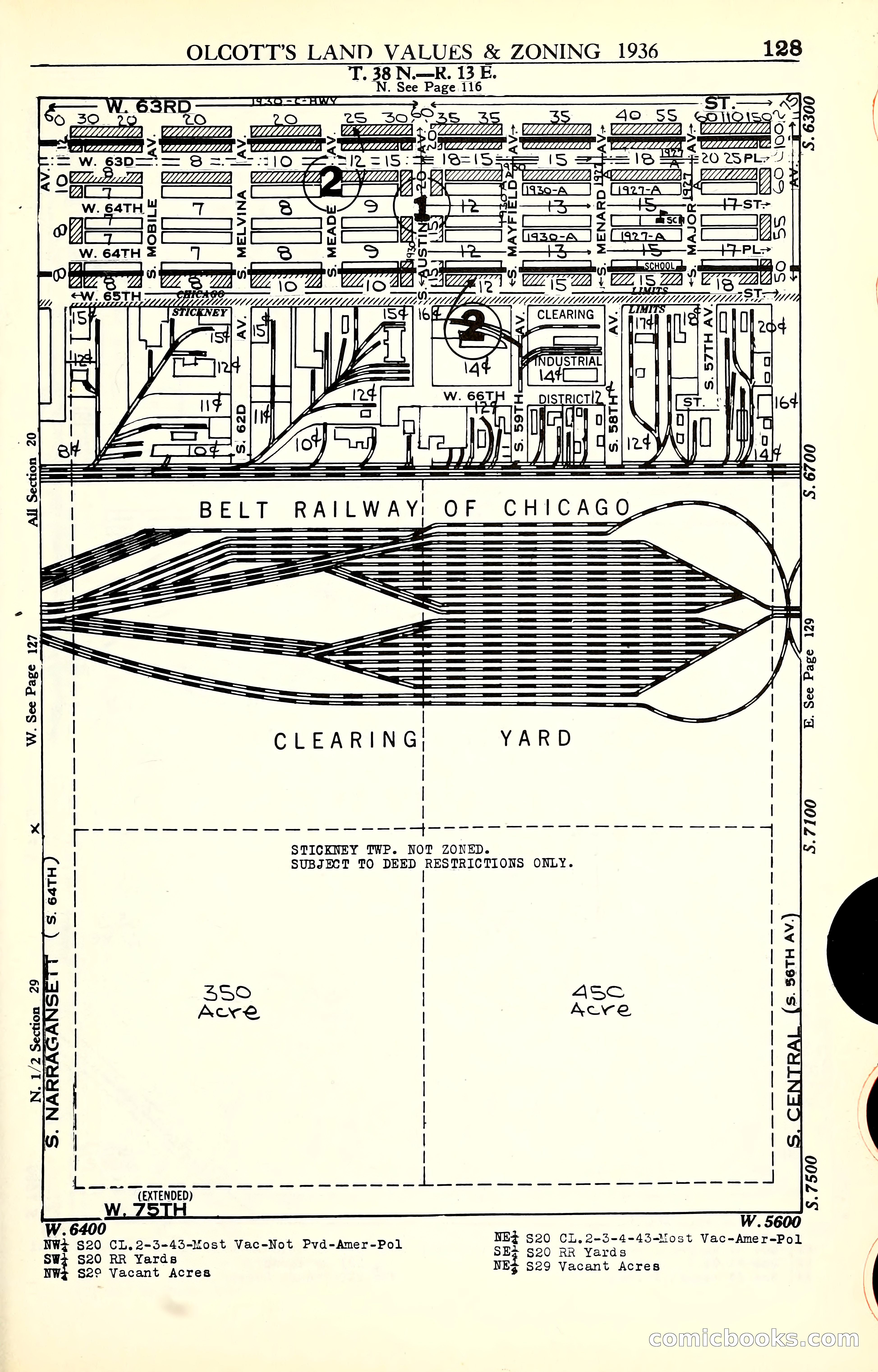 Olcott's Land Values Blue Book of Chicago — page 322 of 399