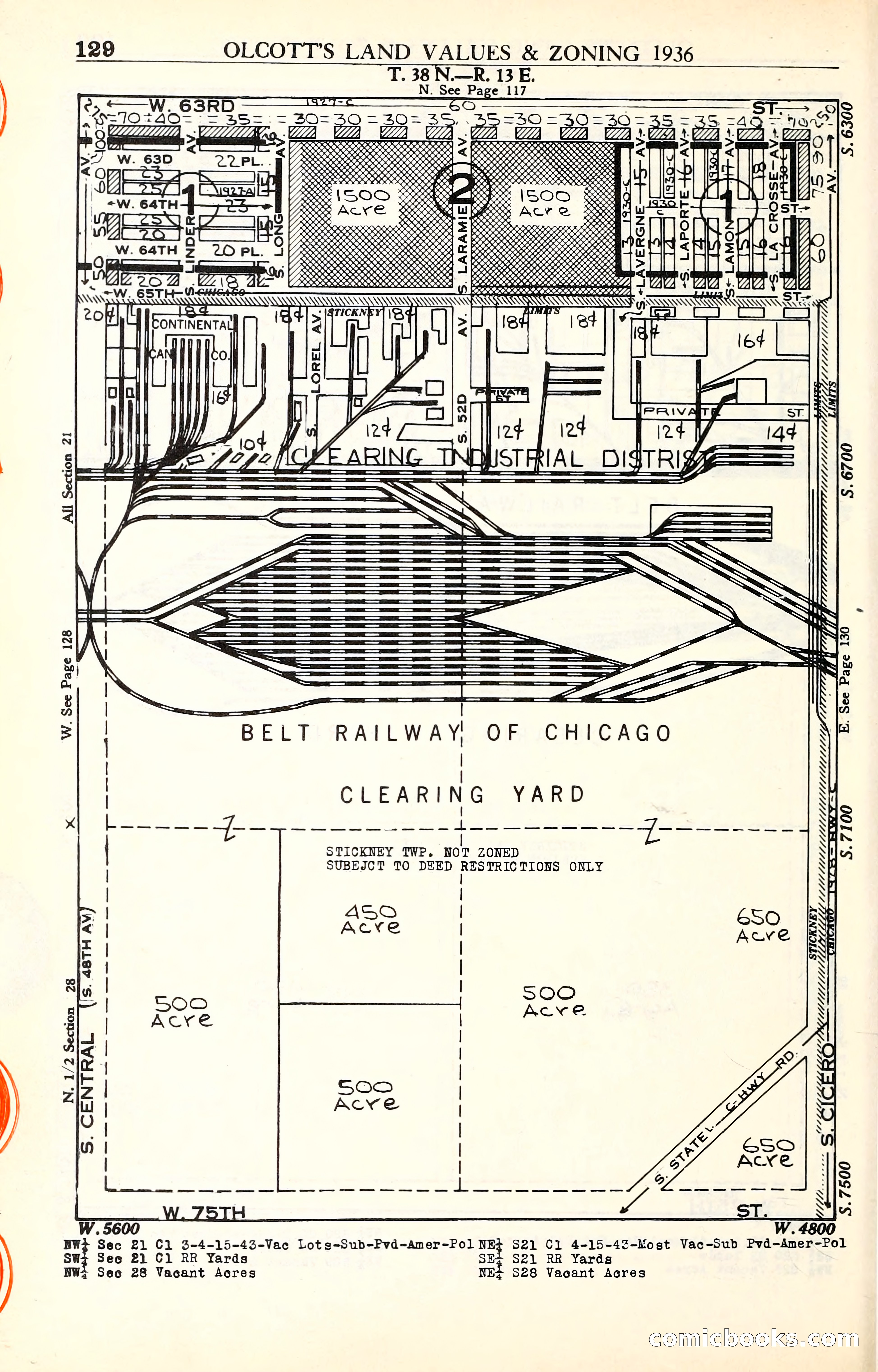 Olcott's Land Values Blue Book of Chicago — page 323 of 399
