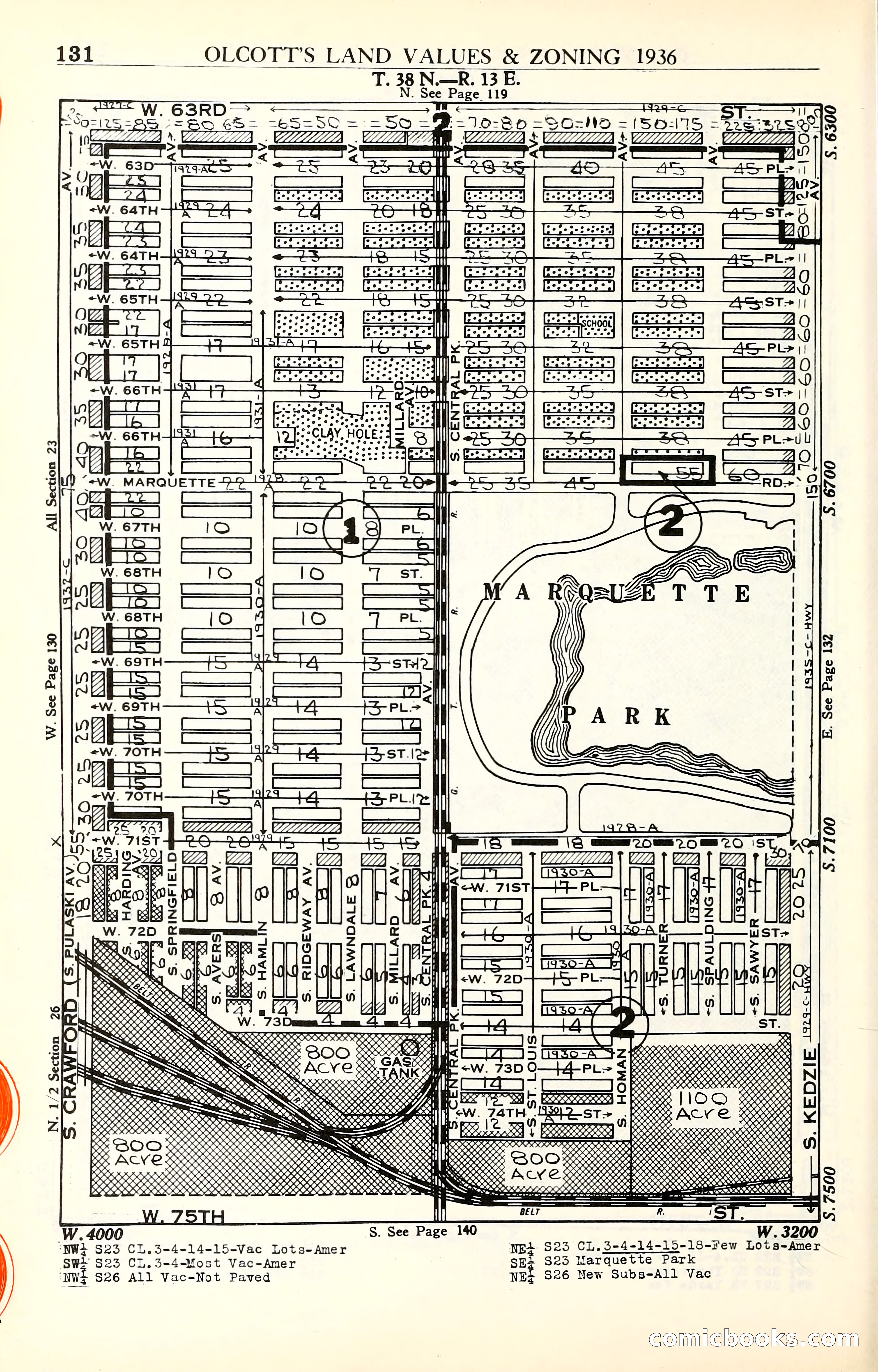 Olcott's Land Values Blue Book of Chicago — page 325 of 399