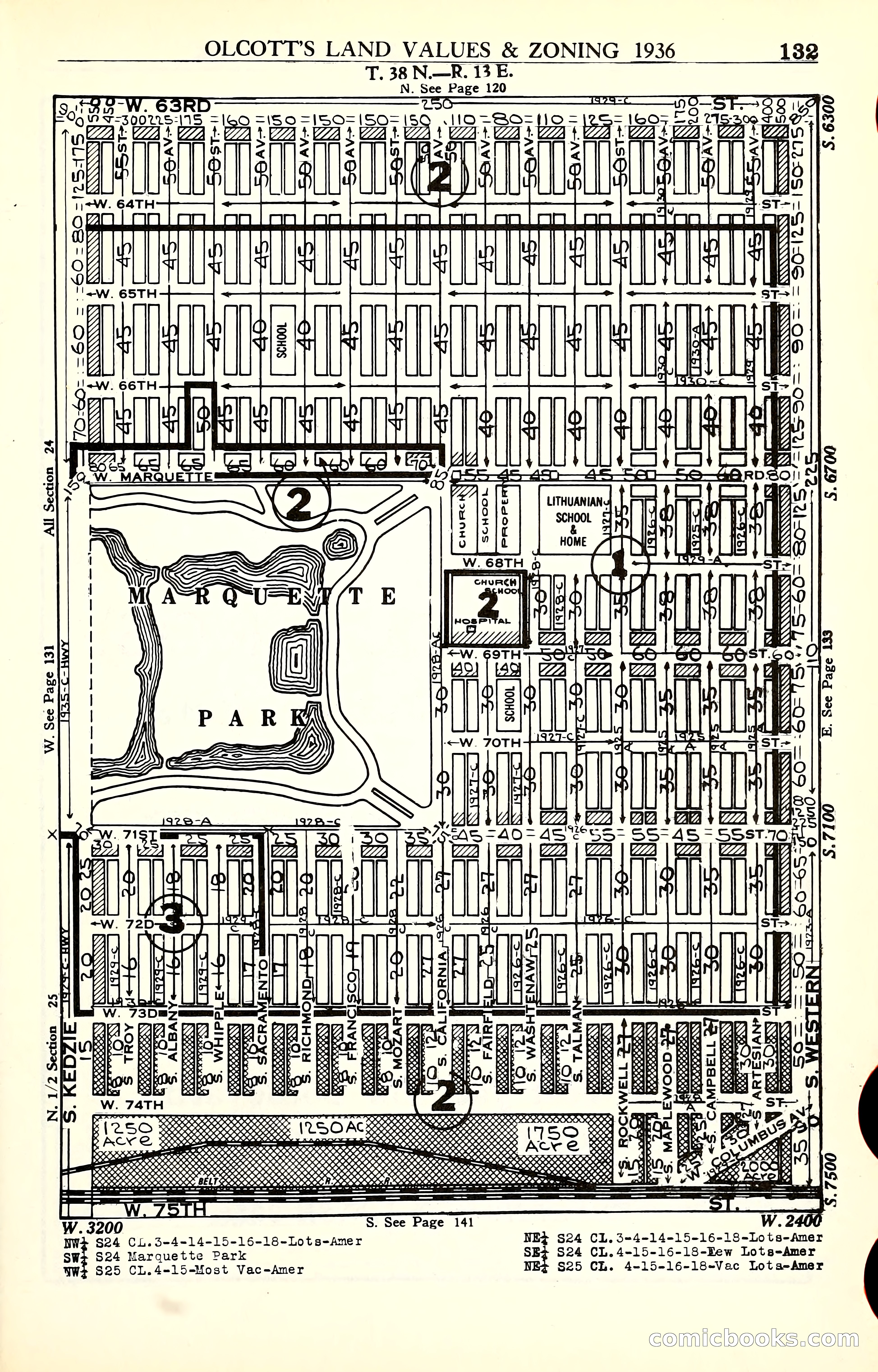 Olcott's Land Values Blue Book of Chicago — page 326 of 399