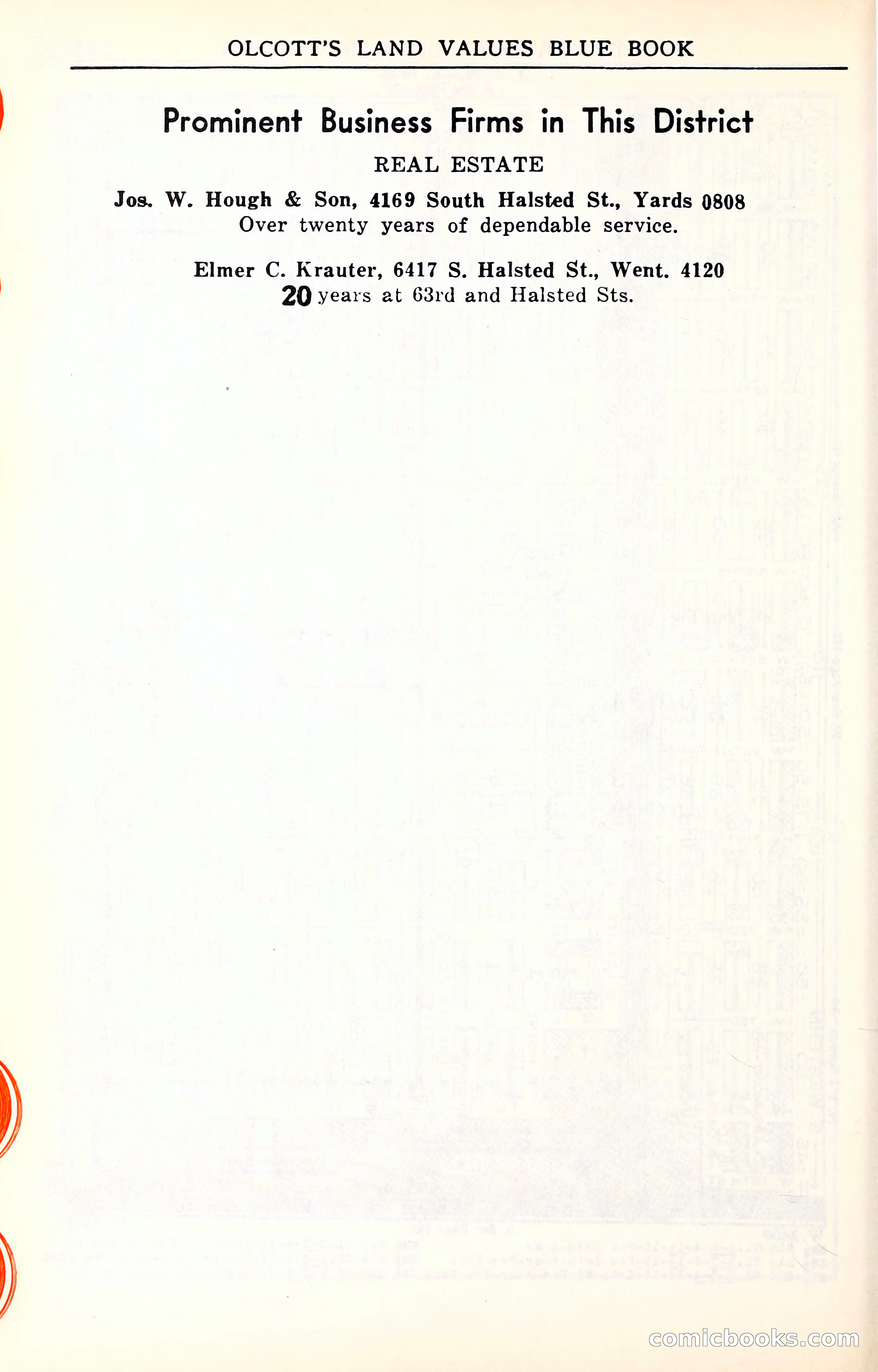 Olcott's Land Values Blue Book of Chicago — page 329 of 399