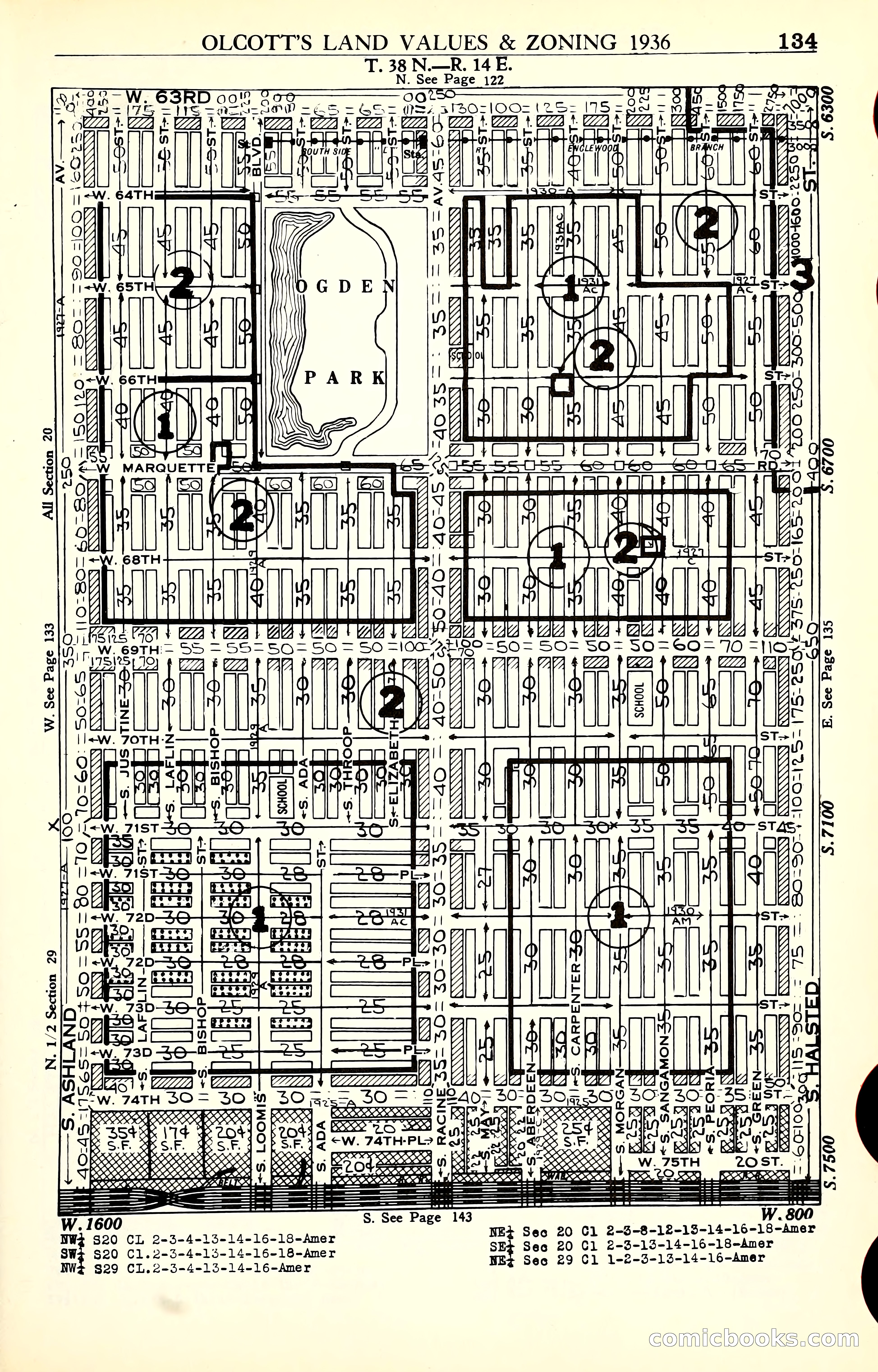 Olcott's Land Values Blue Book of Chicago — page 330 of 399