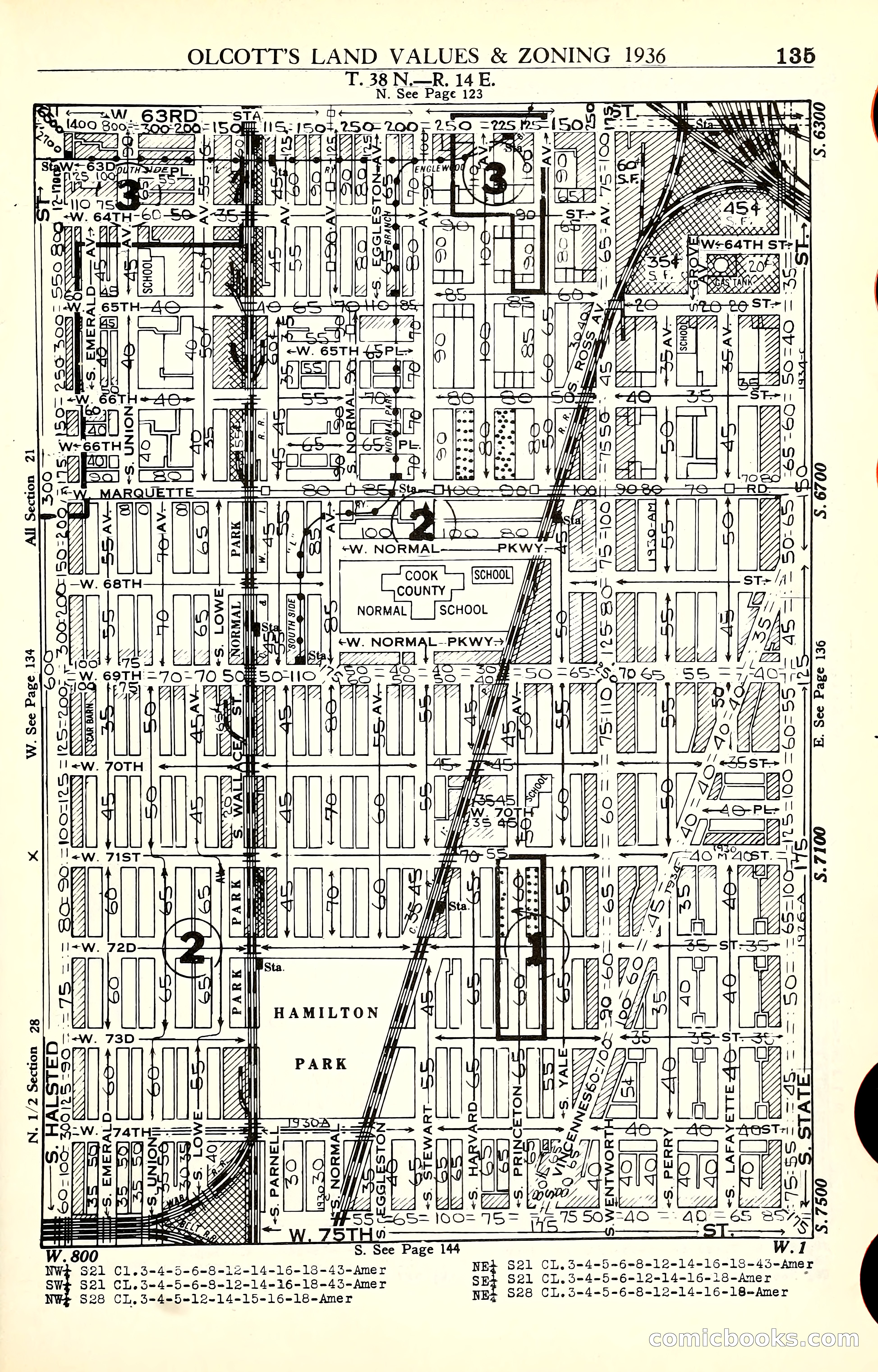 Olcott's Land Values Blue Book of Chicago — page 332 of 399