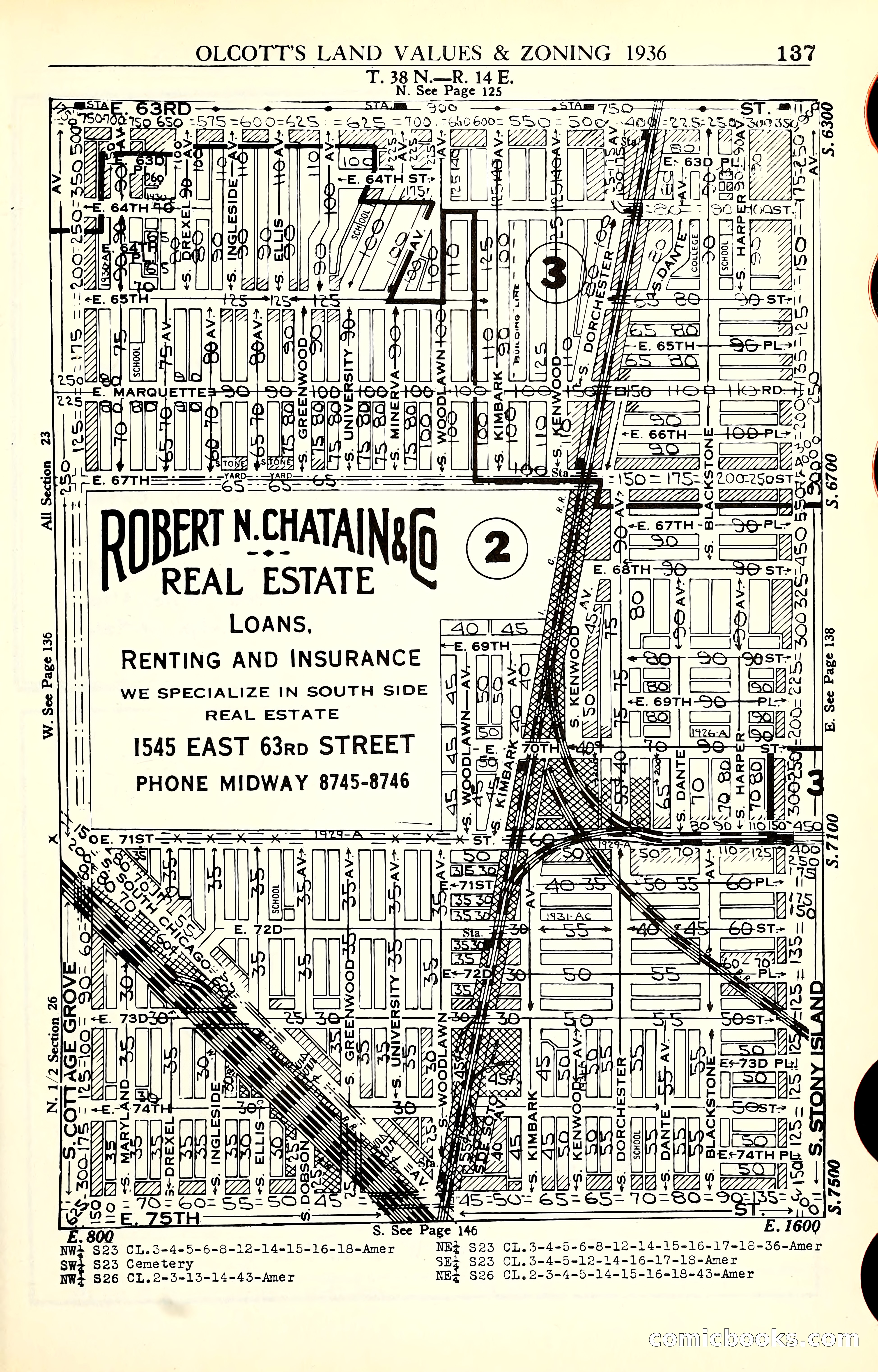 Olcott's Land Values Blue Book of Chicago — page 334 of 399