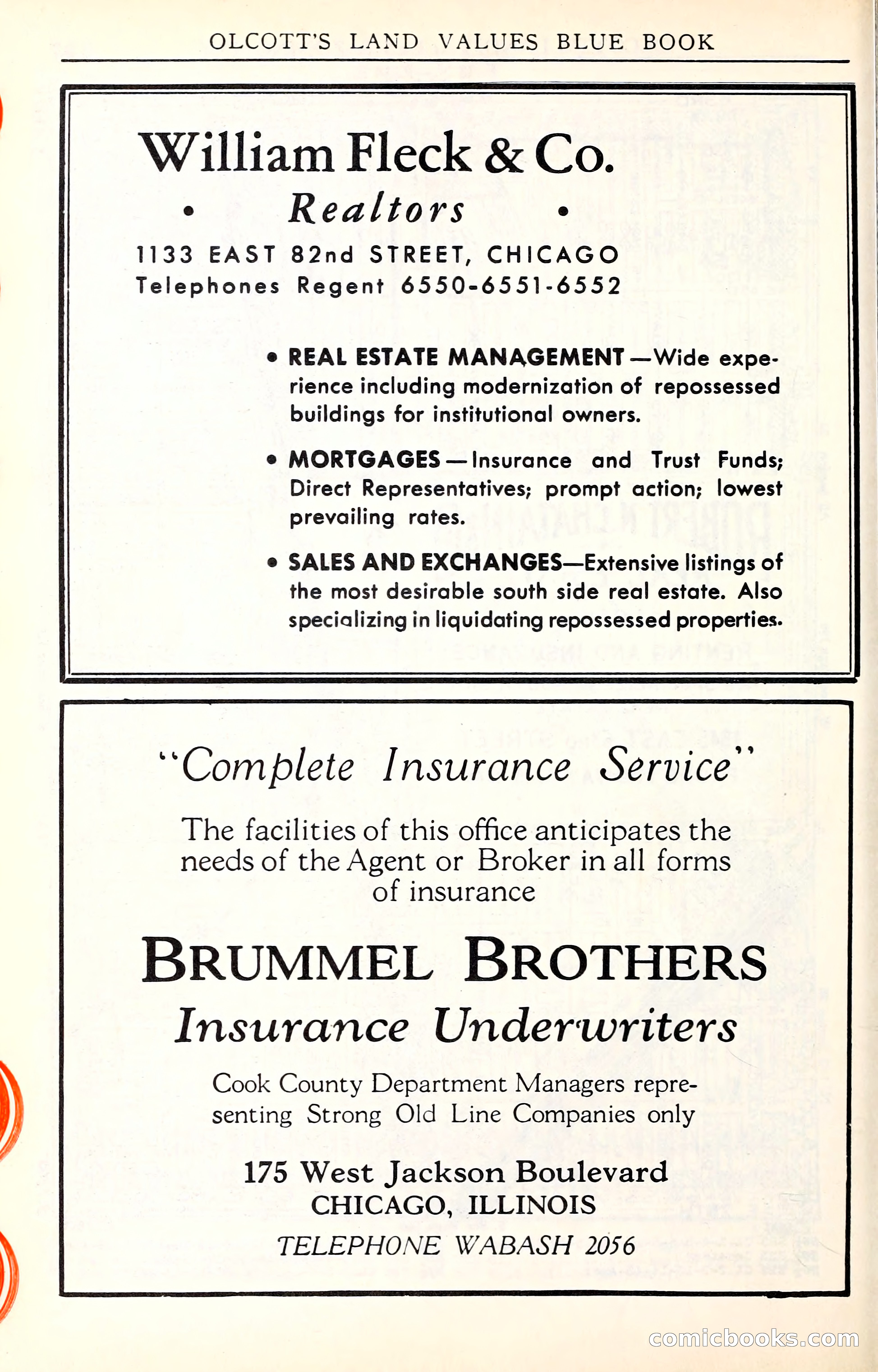 Olcott's Land Values Blue Book of Chicago — page 335 of 399