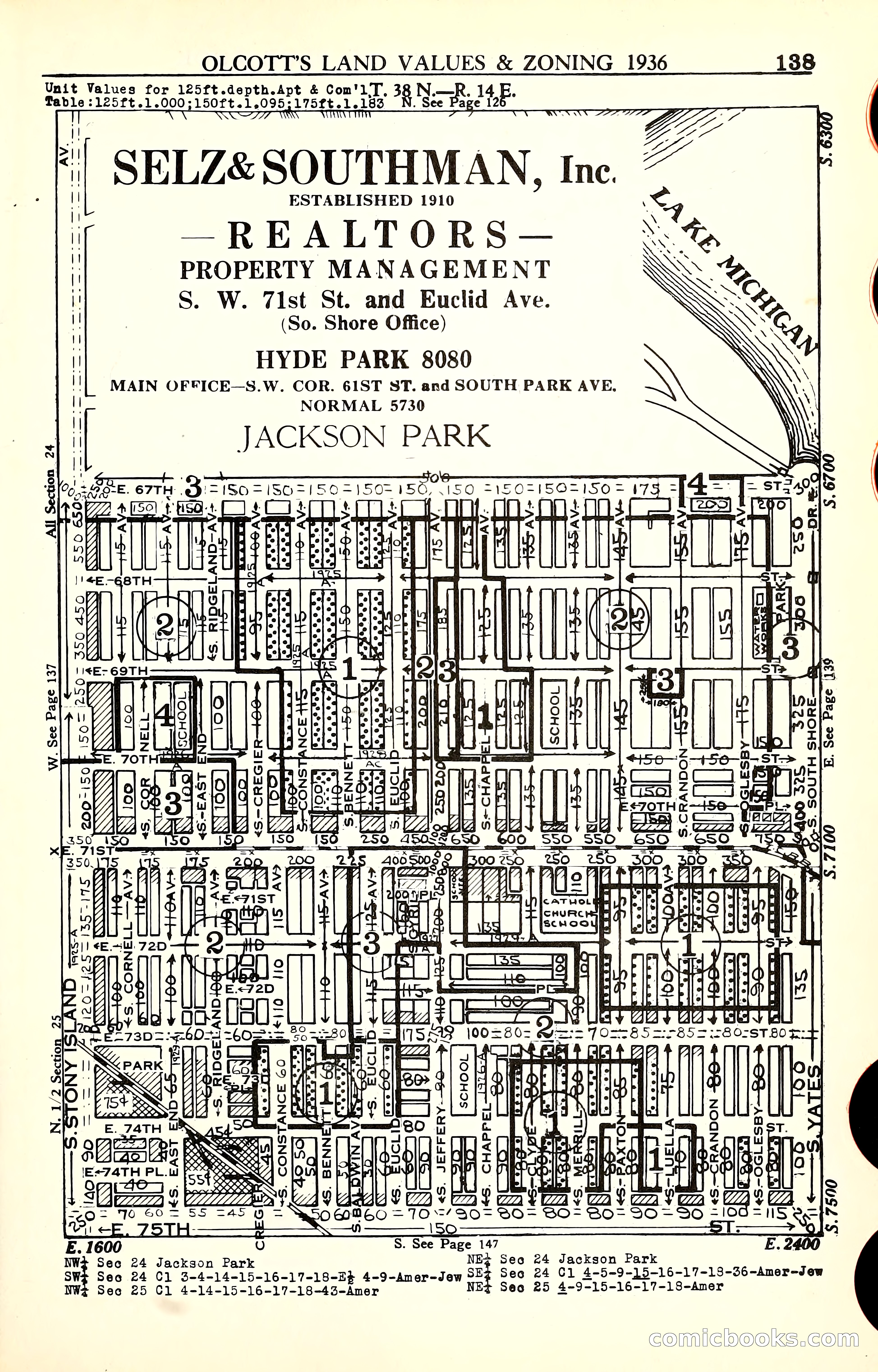 Olcott's Land Values Blue Book of Chicago — page 336 of 399