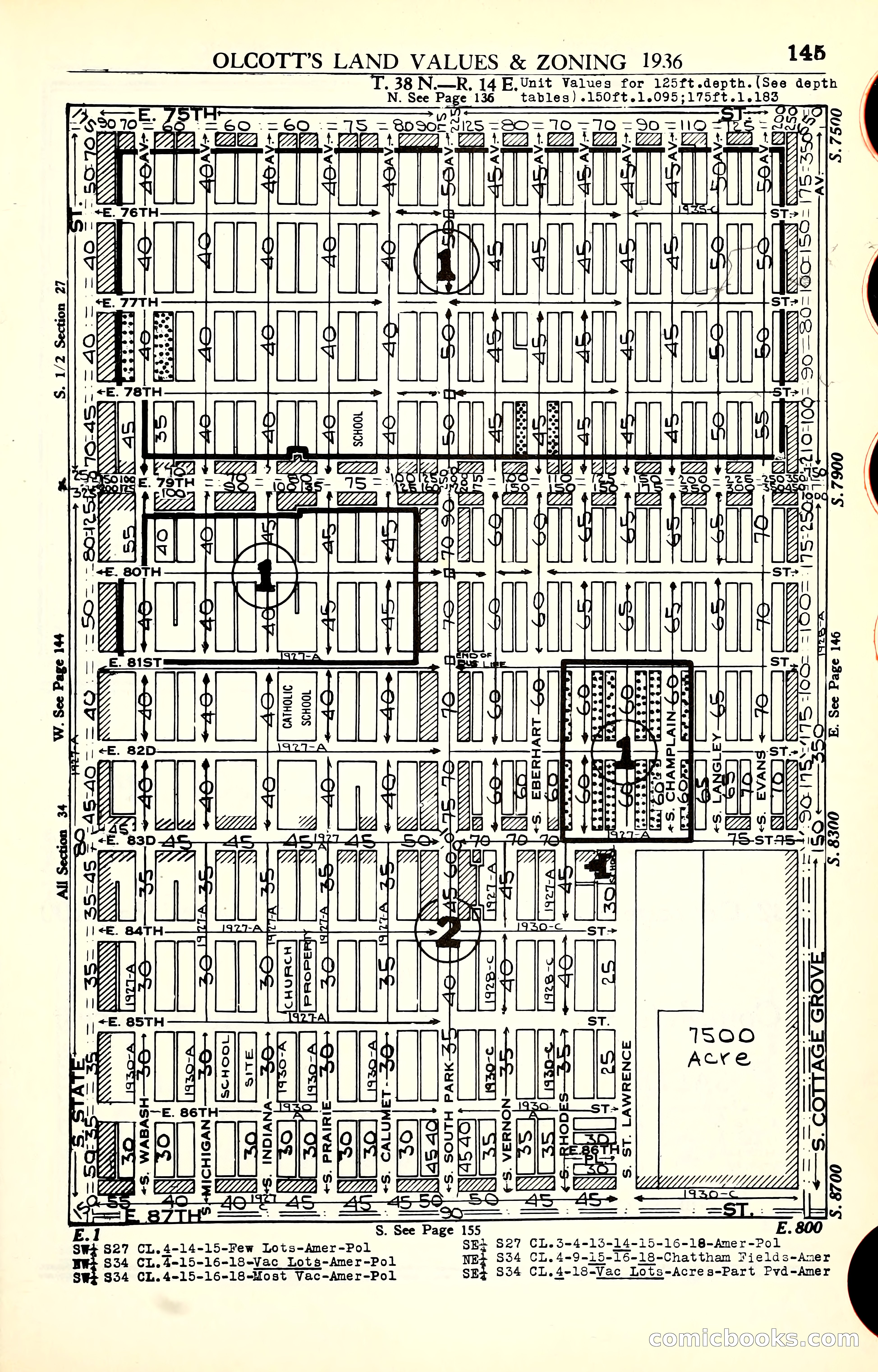 Olcott's Land Values Blue Book of Chicago — page 346 of 399