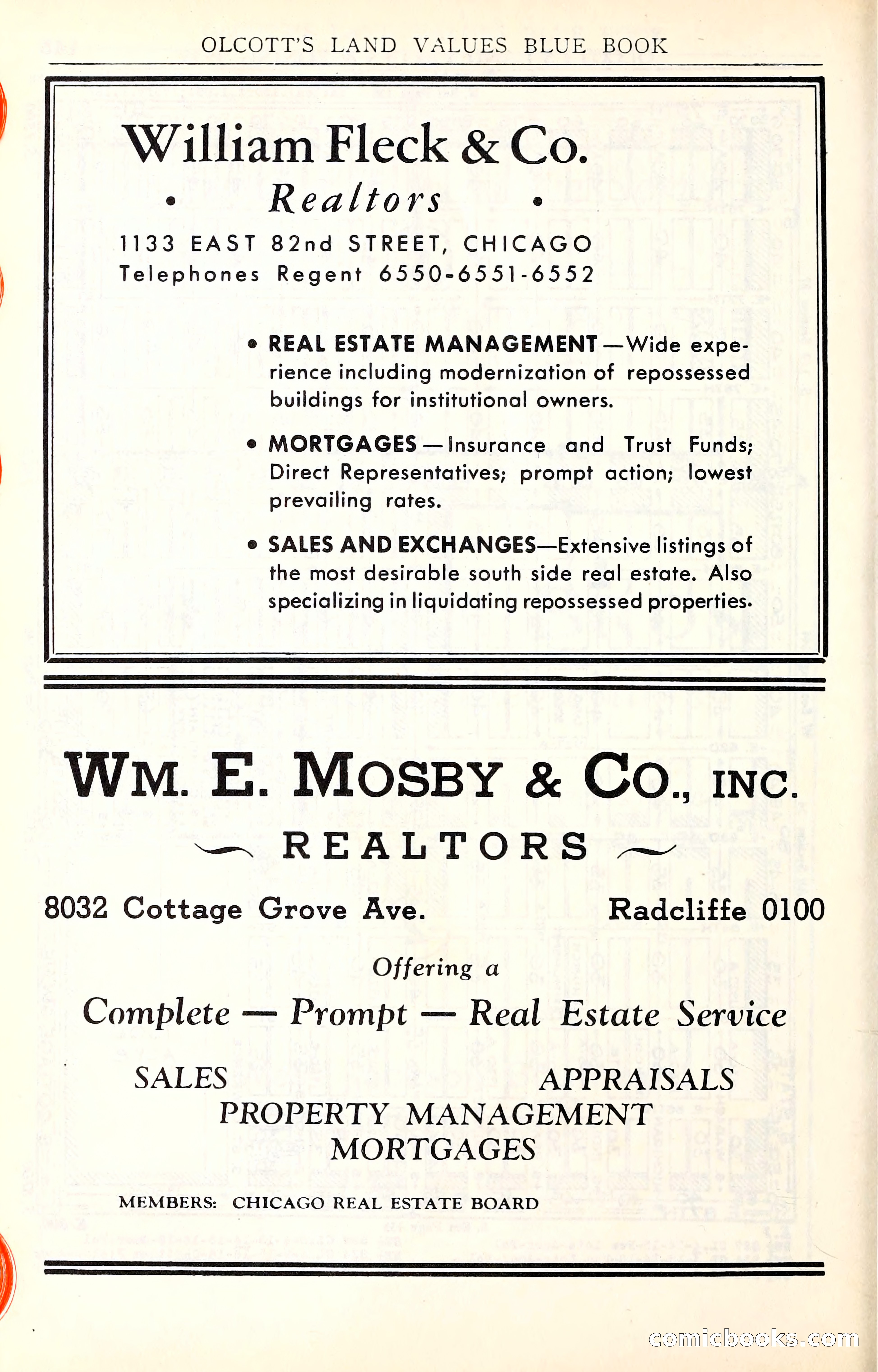 Olcott's Land Values Blue Book of Chicago — page 347 of 399
