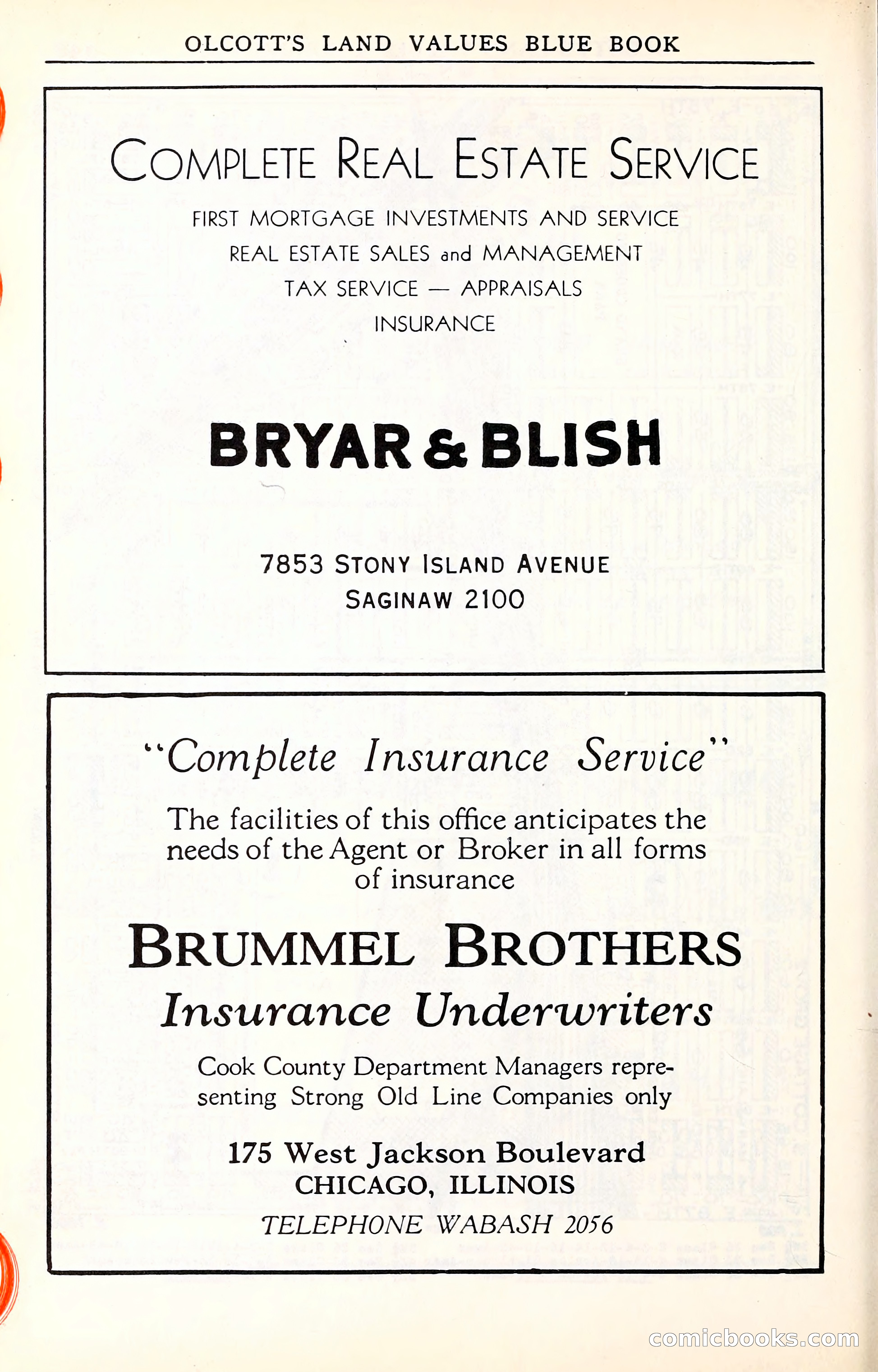 Olcott's Land Values Blue Book of Chicago — page 349 of 399