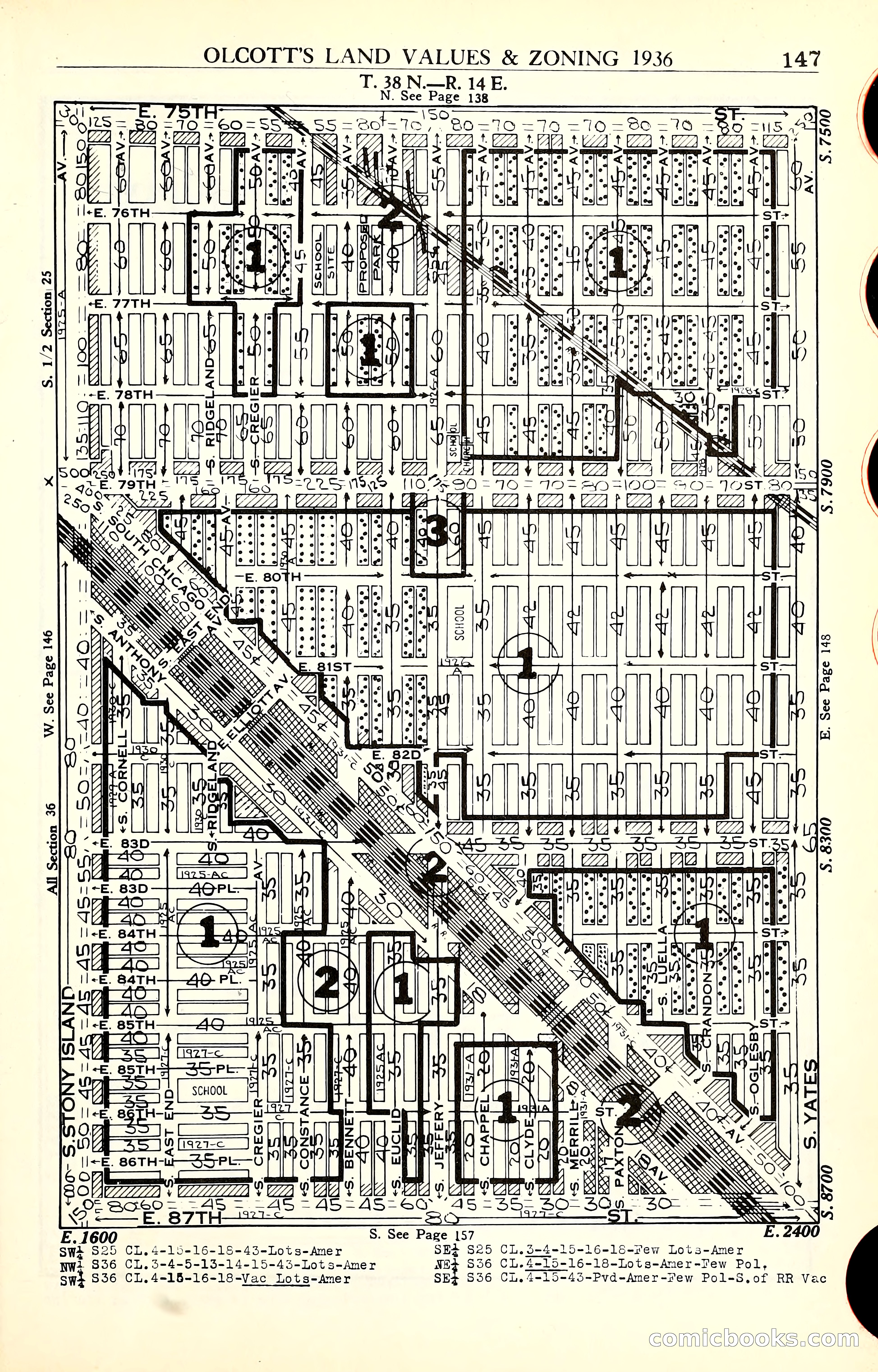 Olcott's Land Values Blue Book of Chicago — page 350 of 399