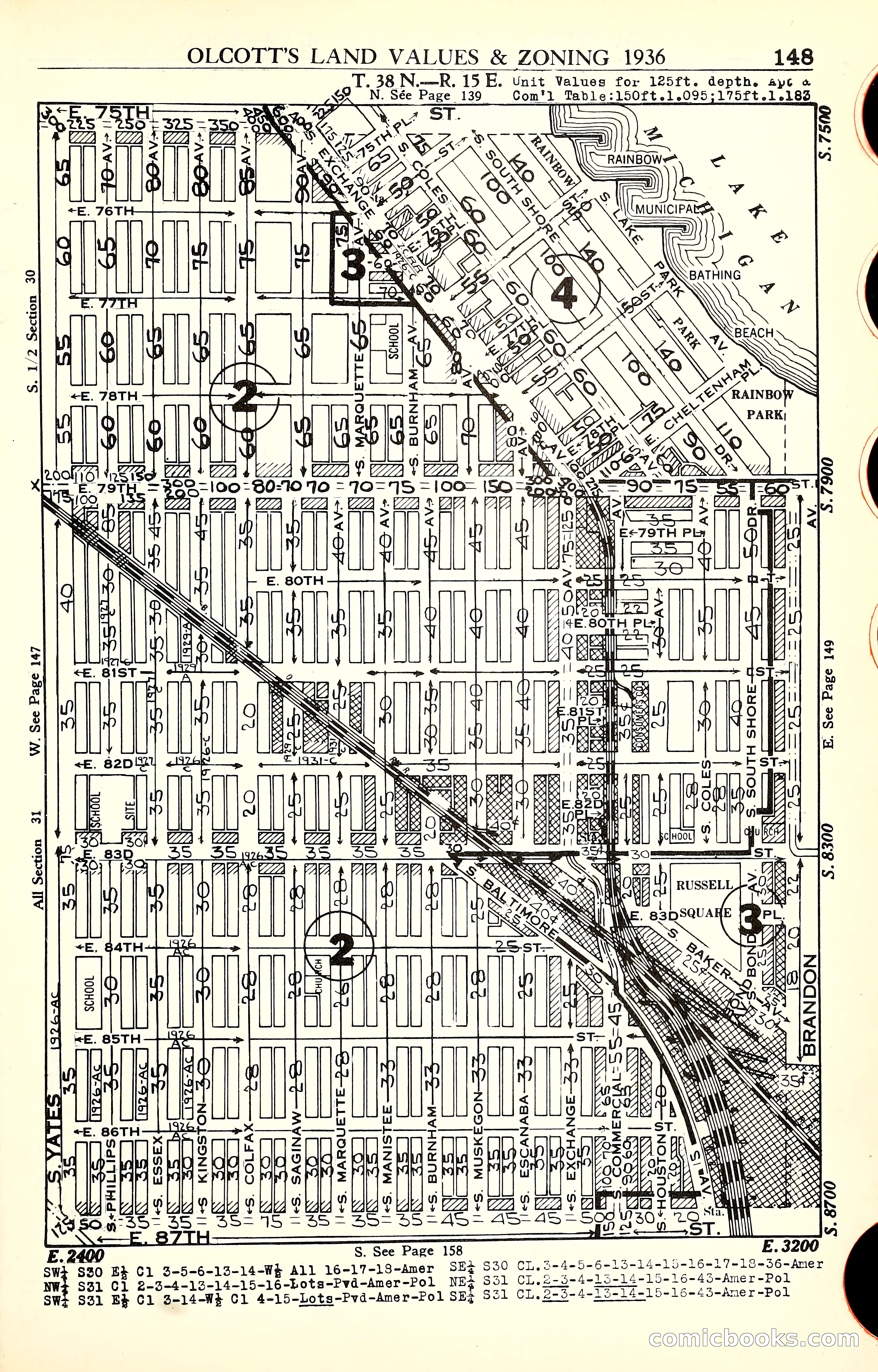 Olcott's Land Values Blue Book of Chicago — page 352 of 399