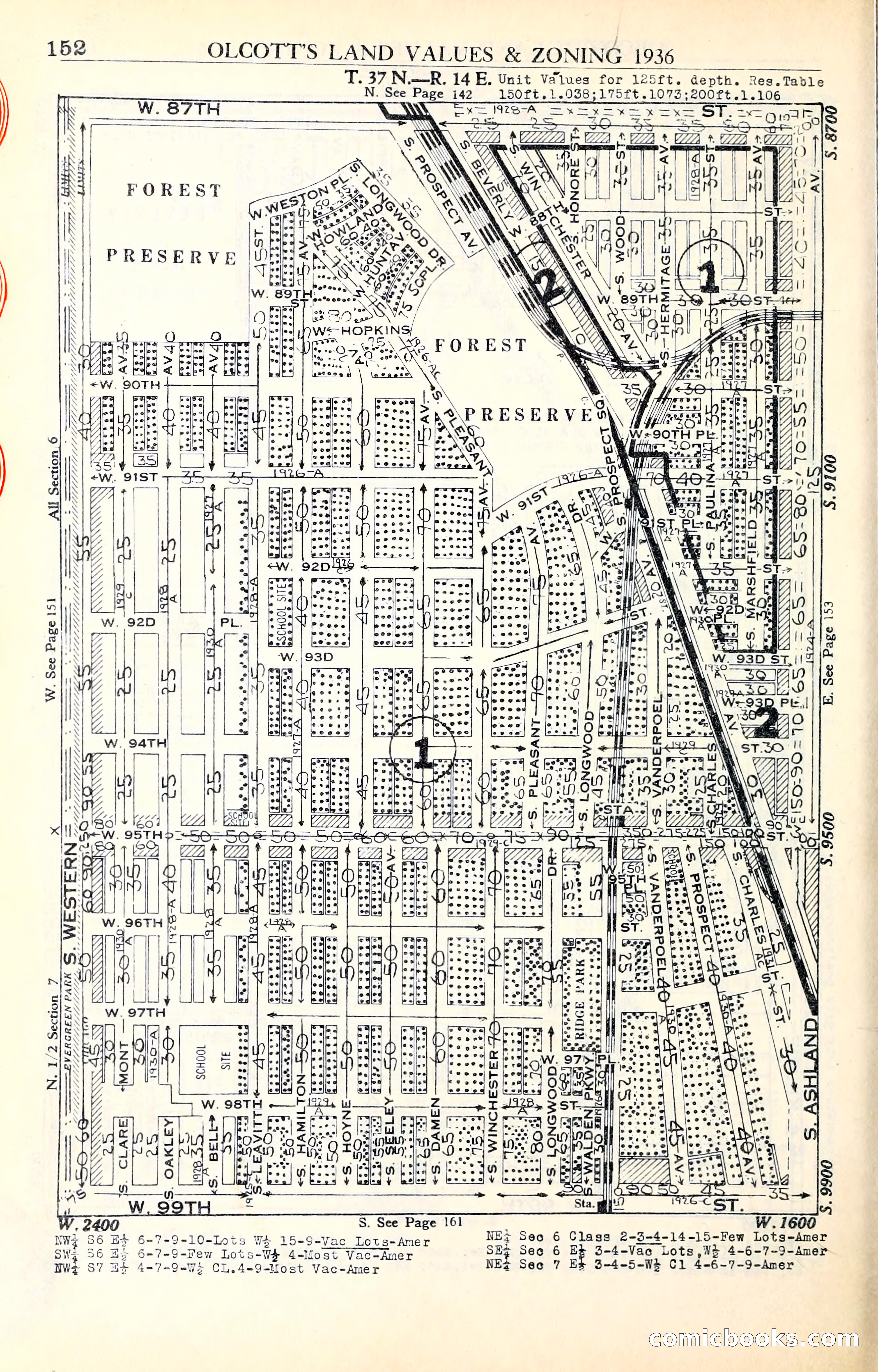 Olcott's Land Values Blue Book of Chicago — page 357 of 399