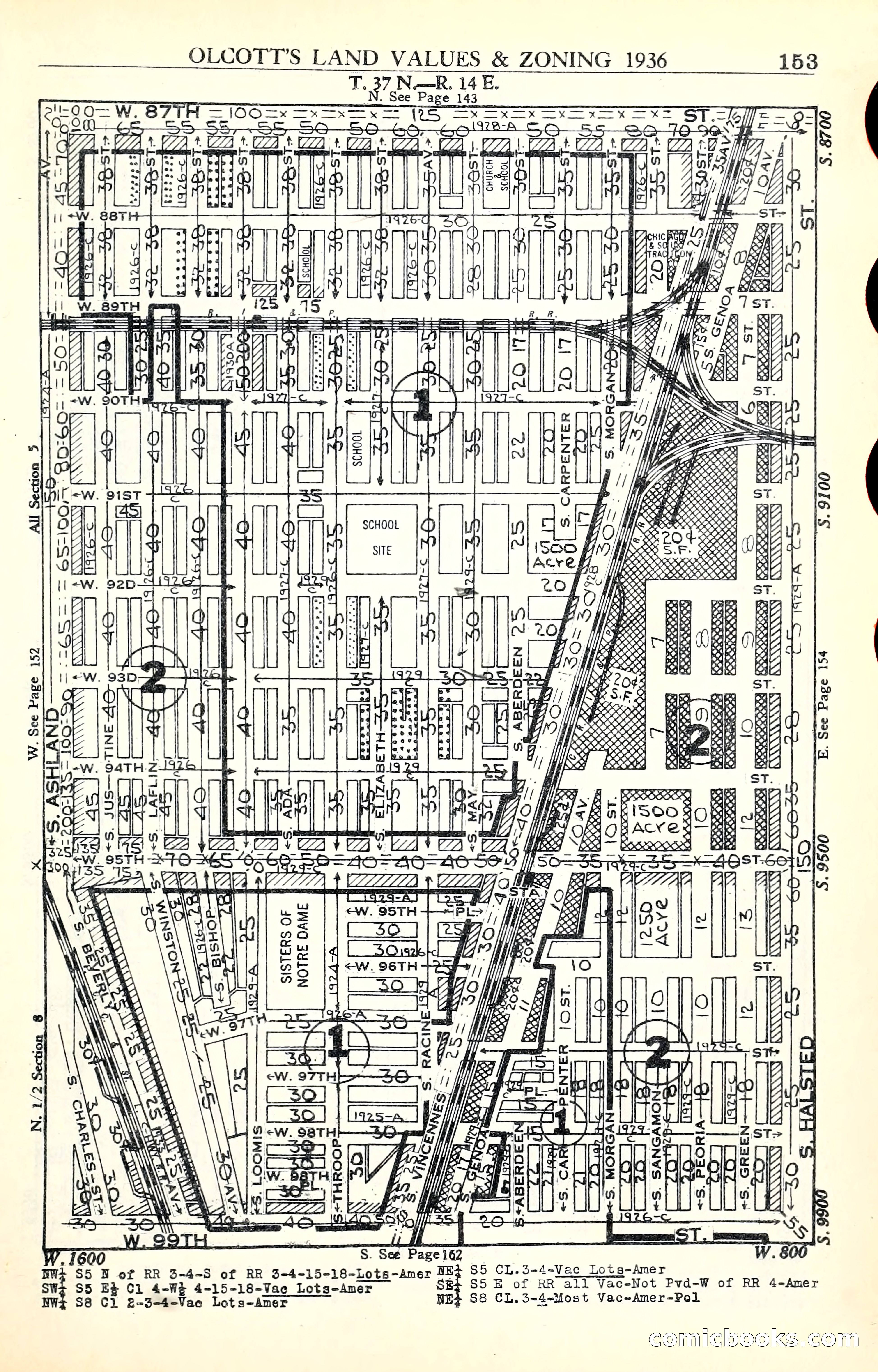 Olcott's Land Values Blue Book of Chicago — page 358 of 399