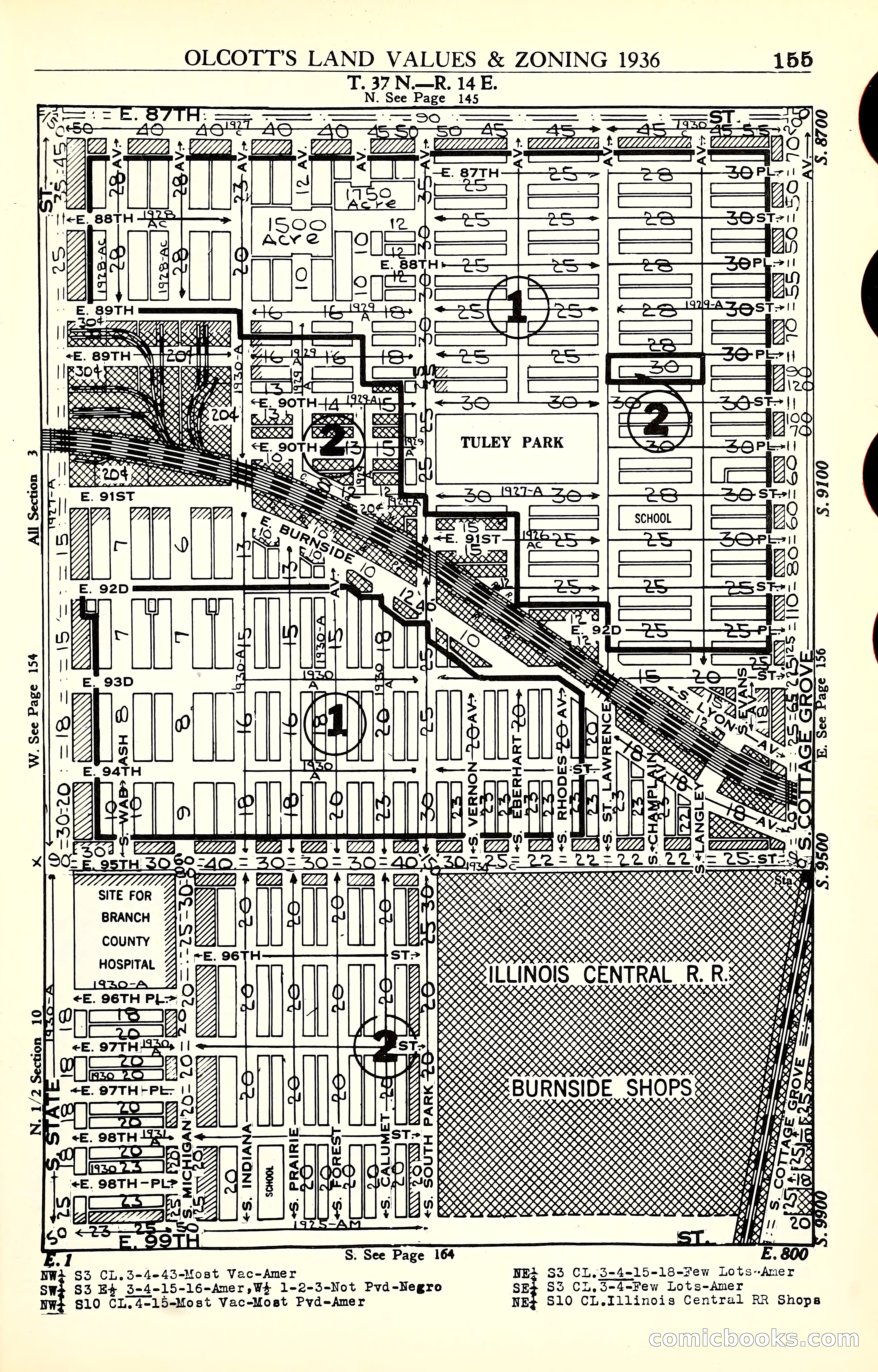 Olcott's Land Values Blue Book of Chicago — page 360 of 399
