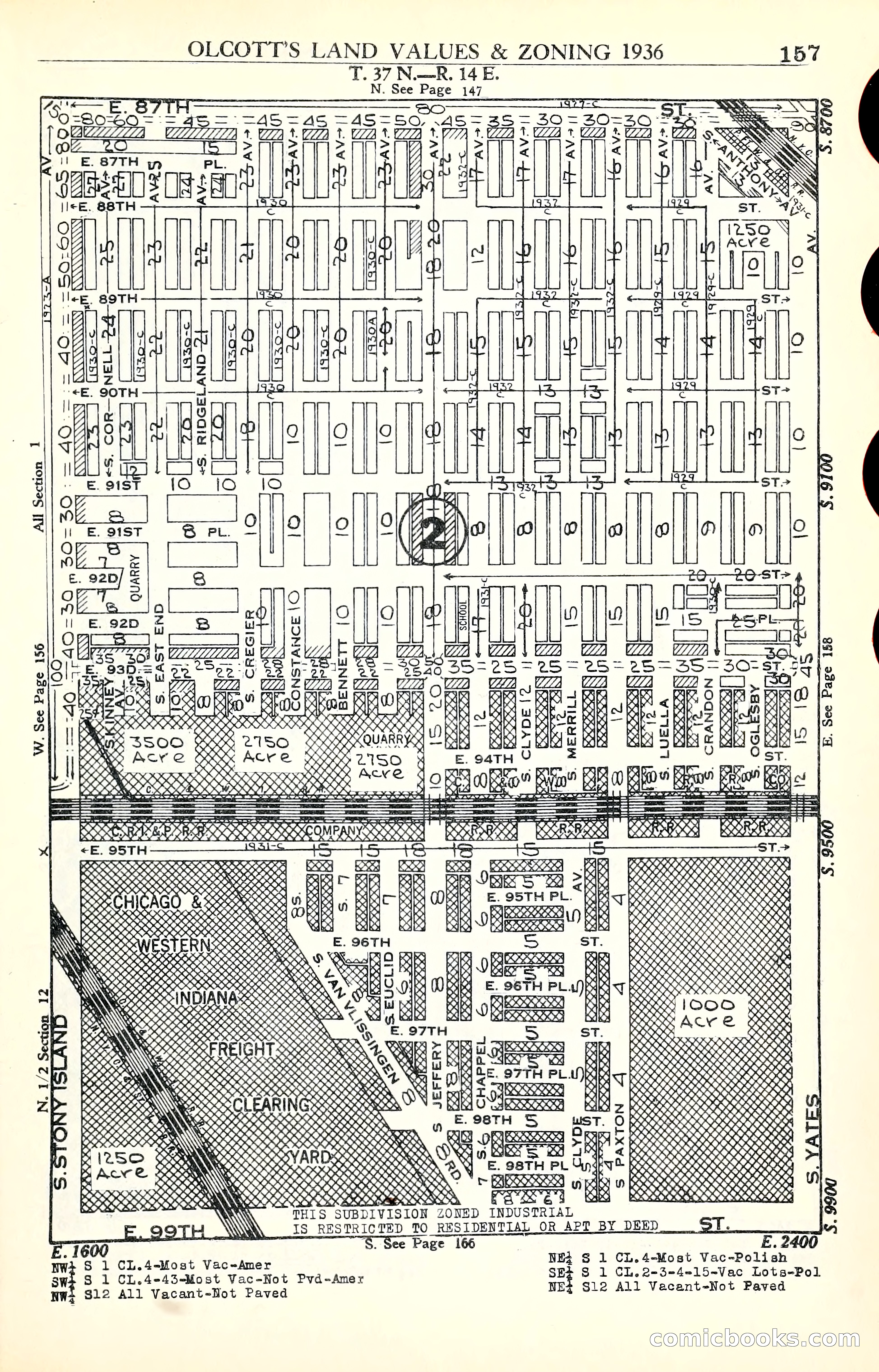 Olcott's Land Values Blue Book of Chicago — page 362 of 399