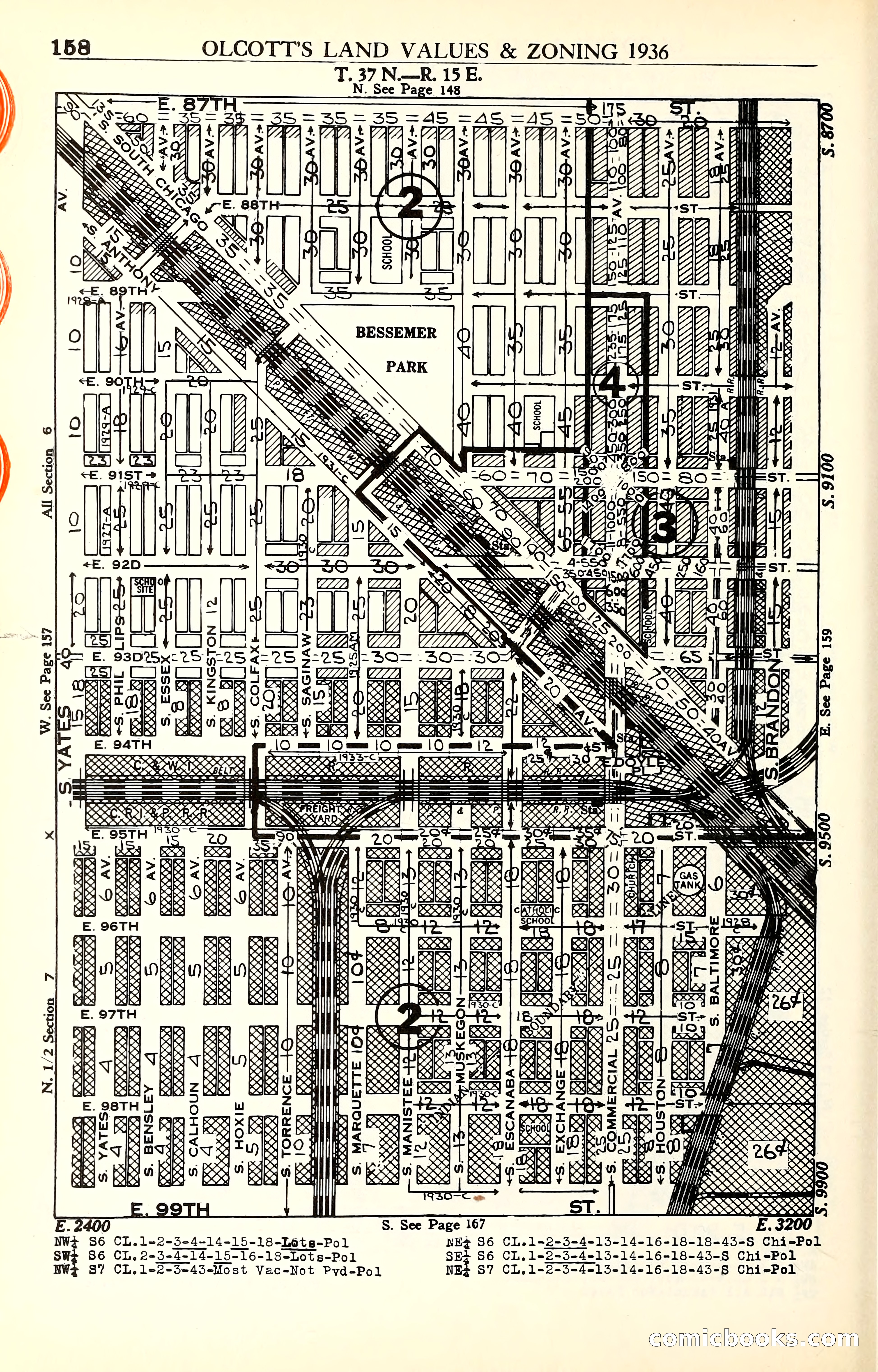 Olcott's Land Values Blue Book of Chicago — page 363 of 399